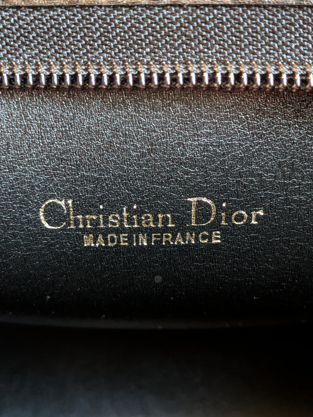Christian Dior Clutch Canvas Black (Vintage)
