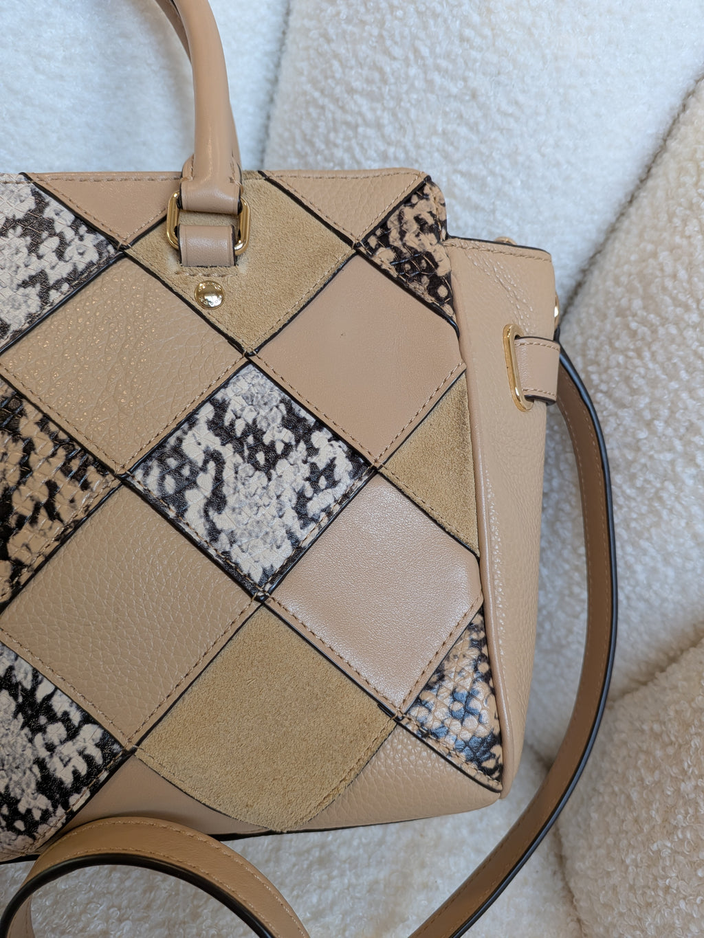Michael Kors Swagger Patchwork Beige