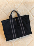 Hermes Fourre-Tote MM Black Canvas