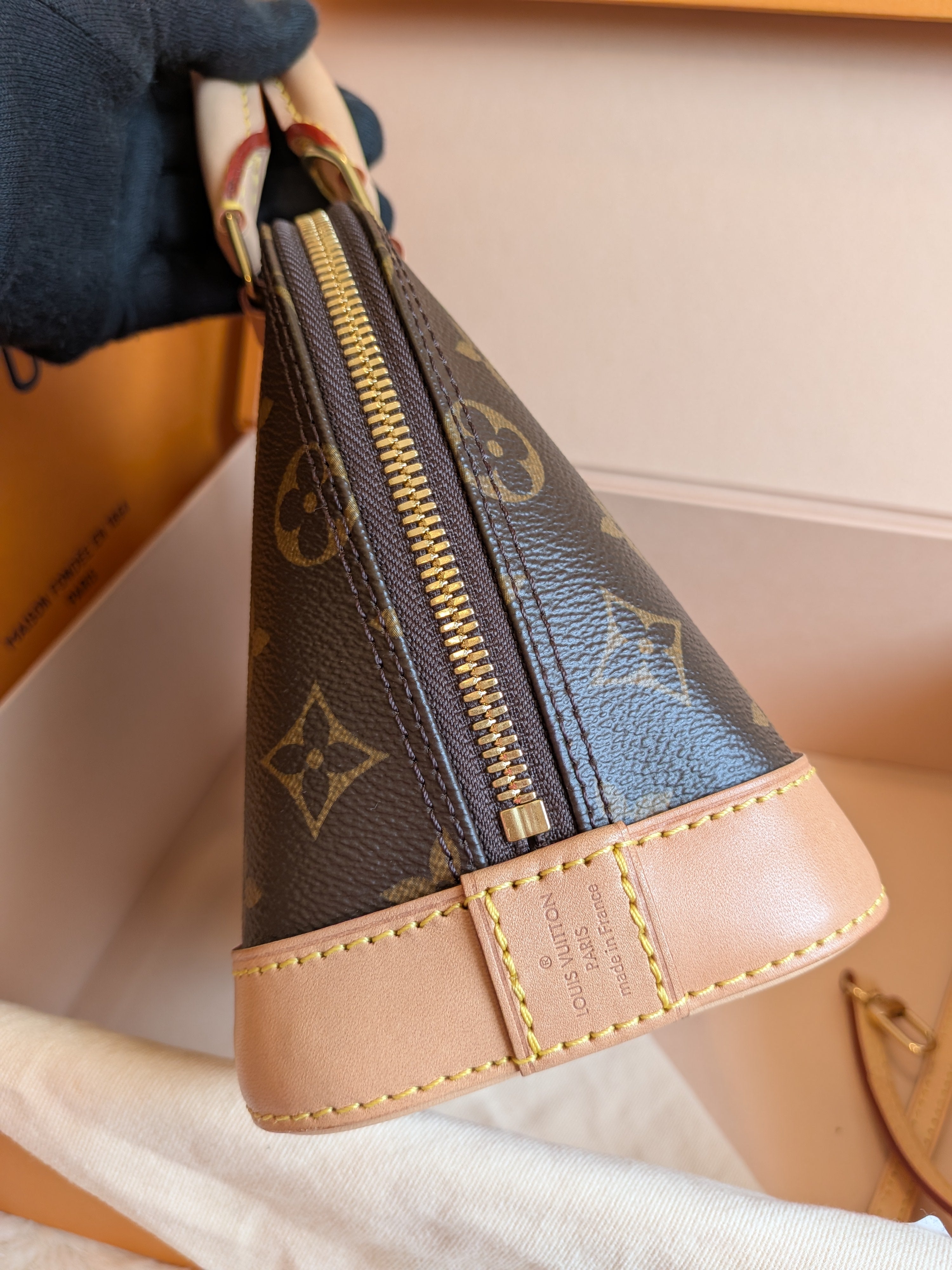 Louis Vuitton Bb Alma Monogram Canvas