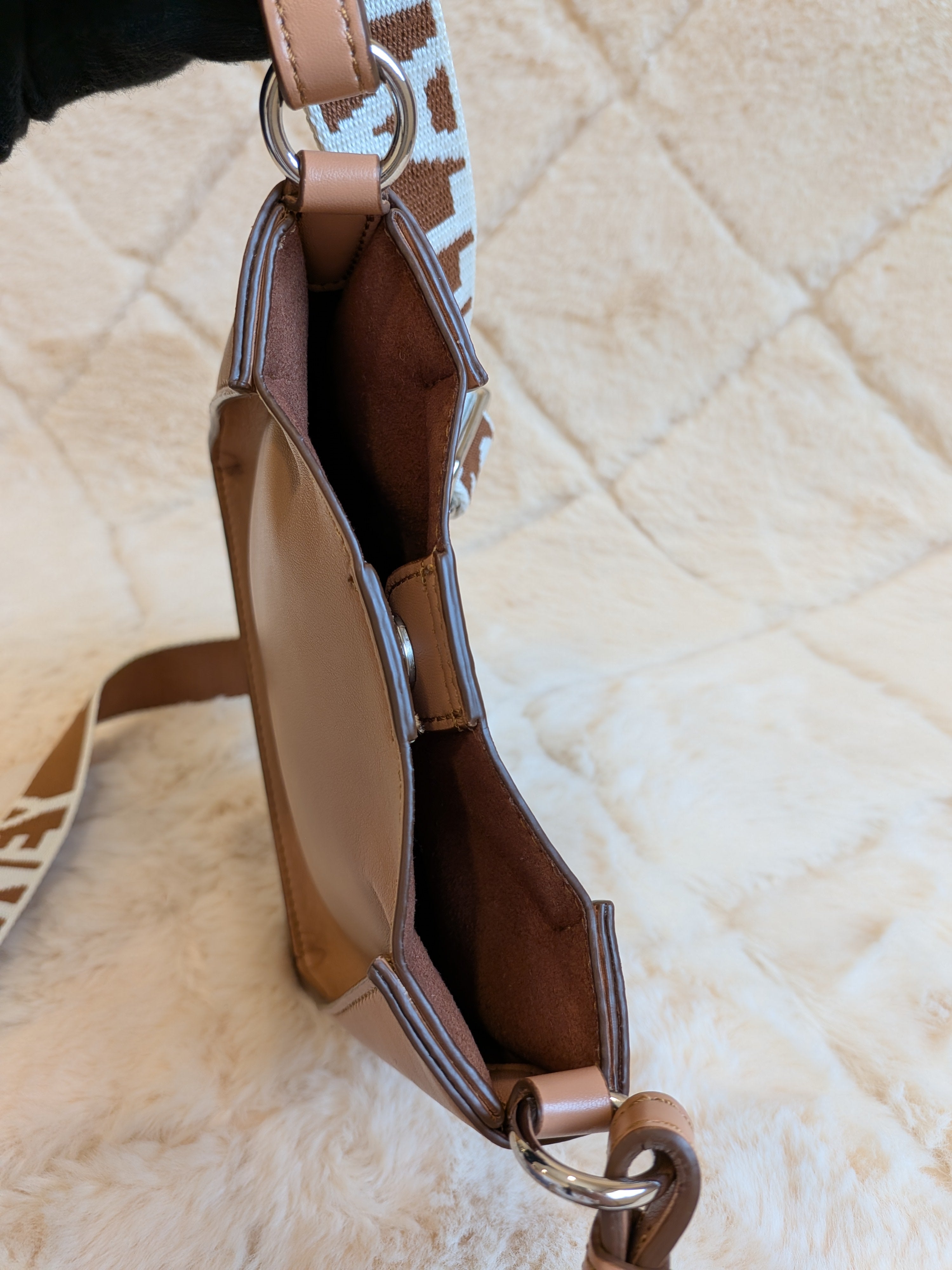 Stella McCartney Eco Soft Camel Sling Bag Small