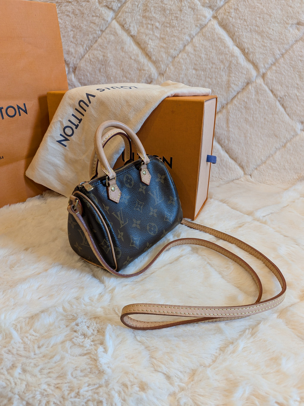 Louis Vuitton Speedy Nano Monogram Canvas