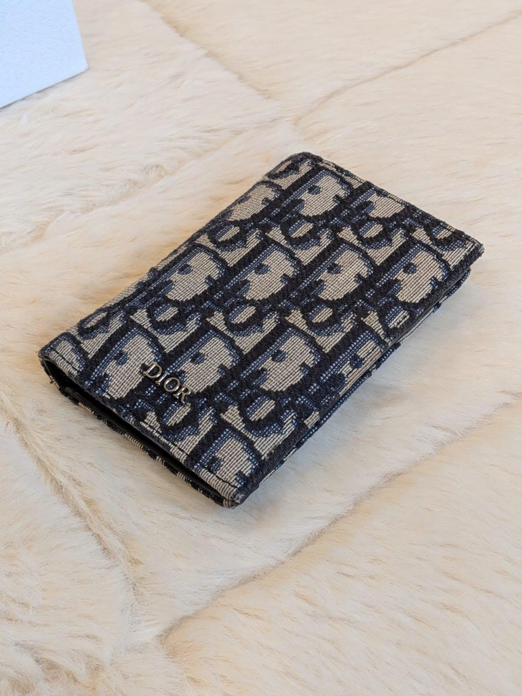 Christian Dior Bifold Card Case Holder Oblique
