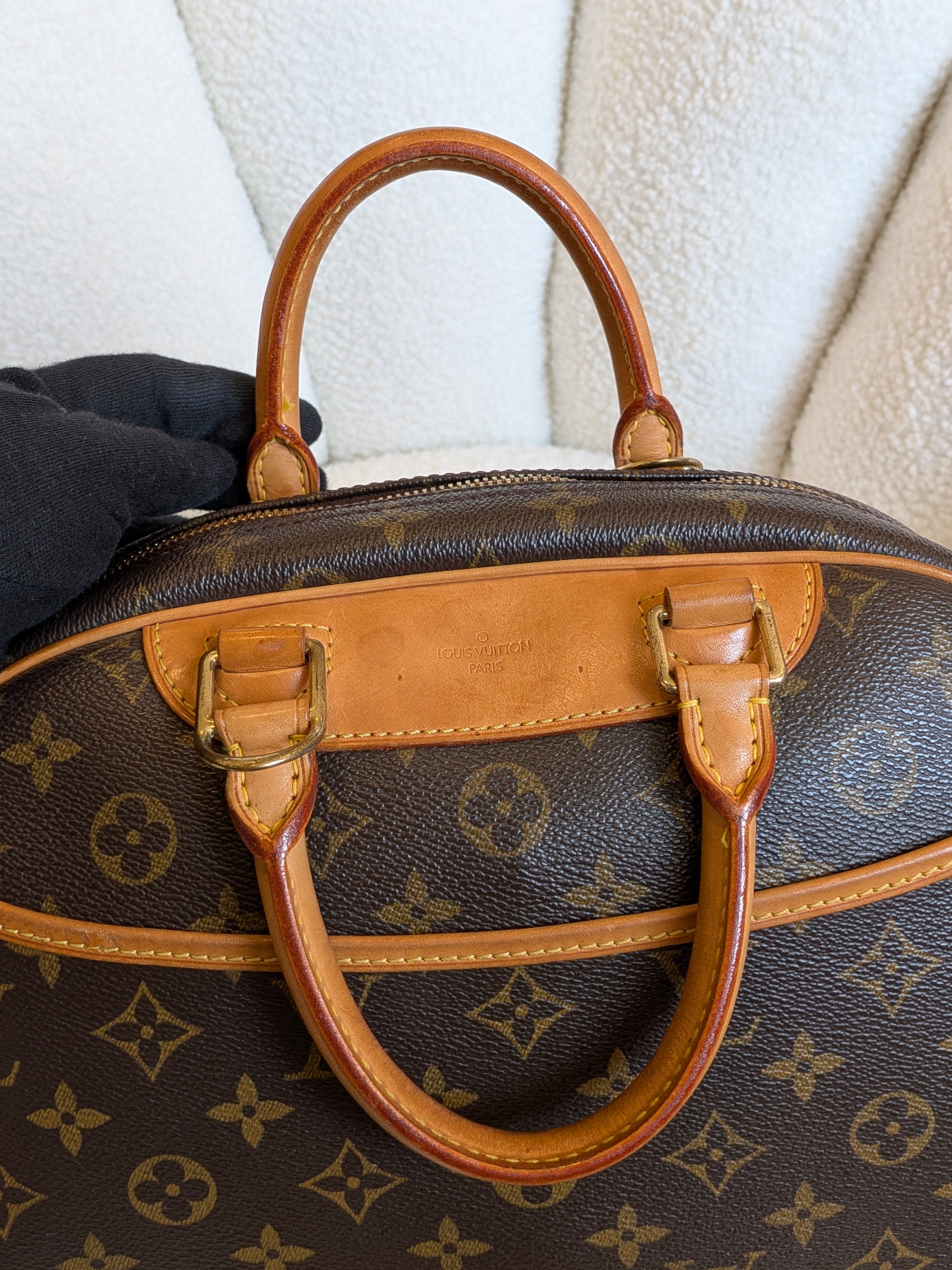 Louis Vuitton Trouville Monogram Canvas Handbag