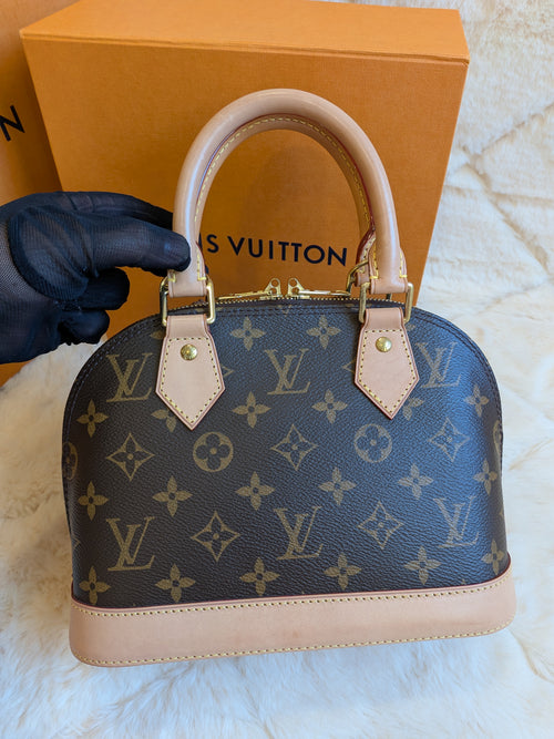 Louis Vuitton Bb Alma Monogram Canvas