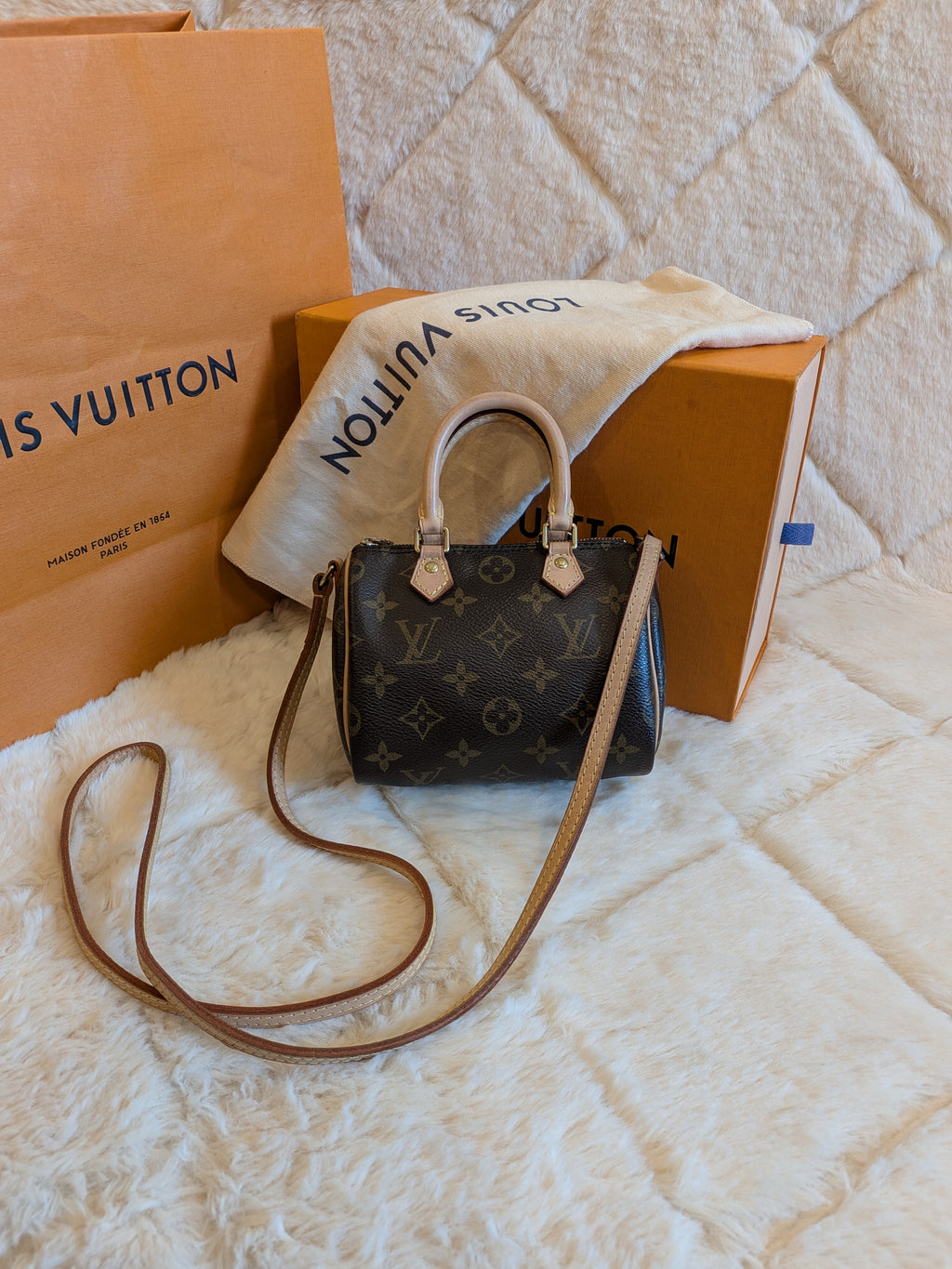Louis Vuitton Speedy Nano Monogram Canvas
