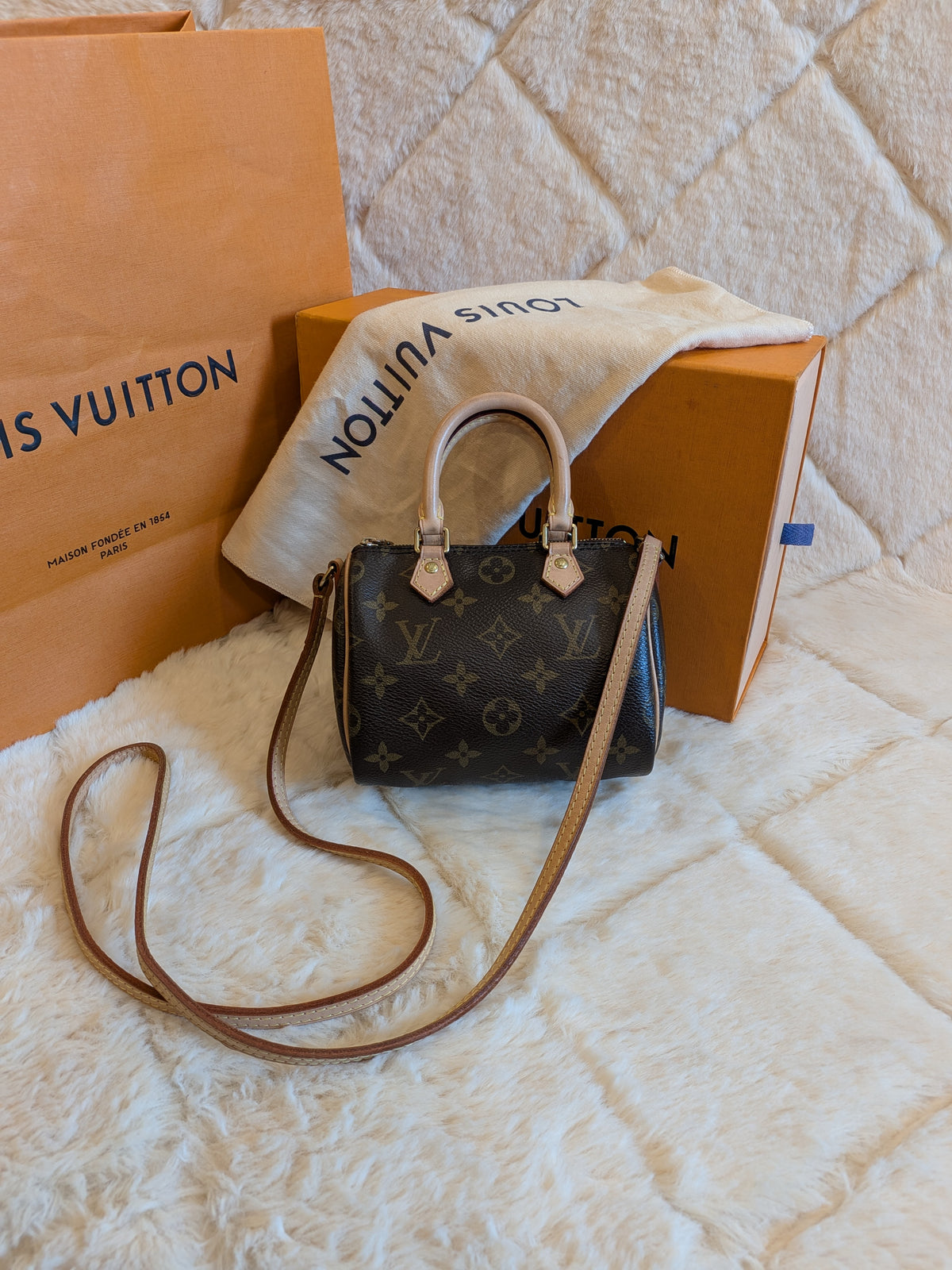 Louis Vuitton Speedy Nano Monogram Canvas