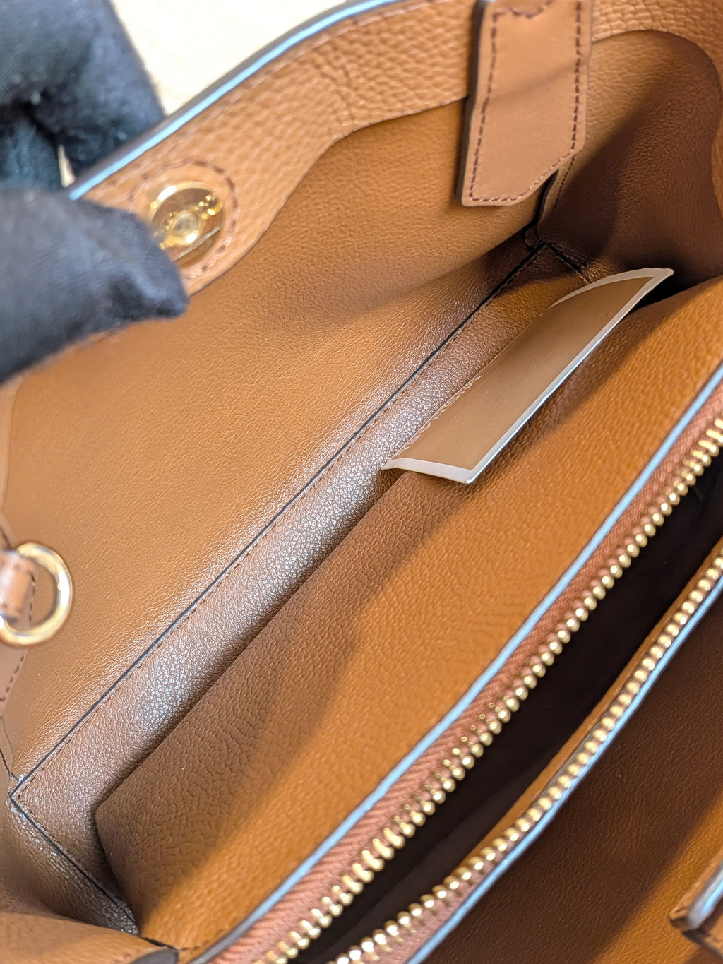 Michael Kors Kimberly Satchel Signature Vanilla Brown
