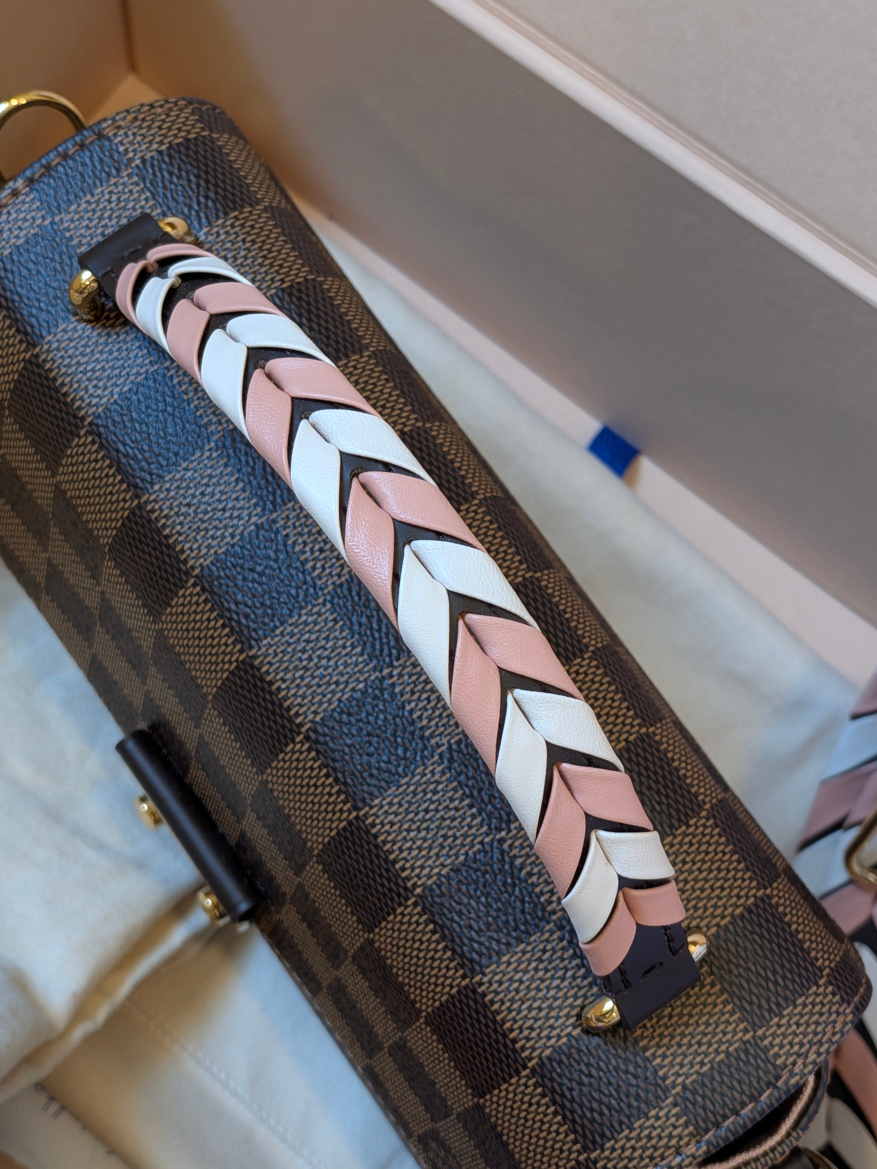 Louis Vuitton Croisette Braided Damier Ebene Brand New (MICROCHIP)