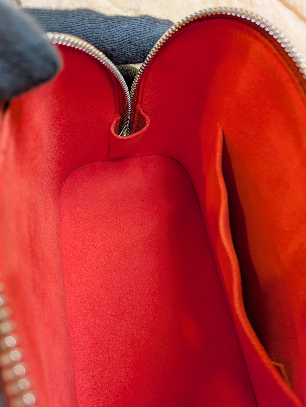 Louis Vuitton Bb Alma Epi Leather Orange