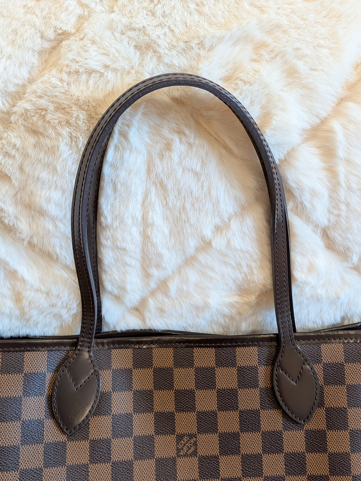 Louis Vuitton Neverfull MM Damier Ebene with Pouch