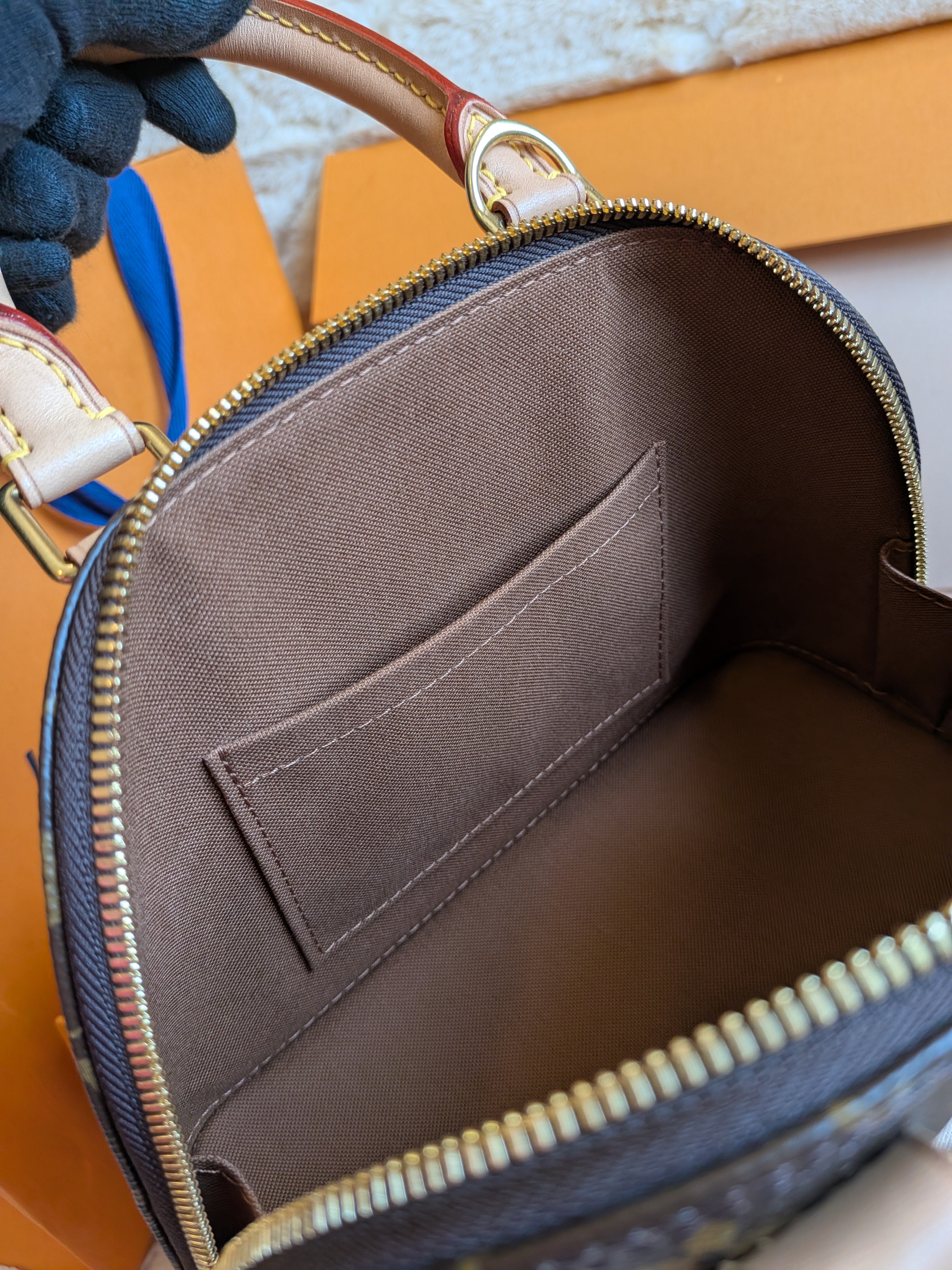 Louis Vuitton Bb Alma Monogram Canvas