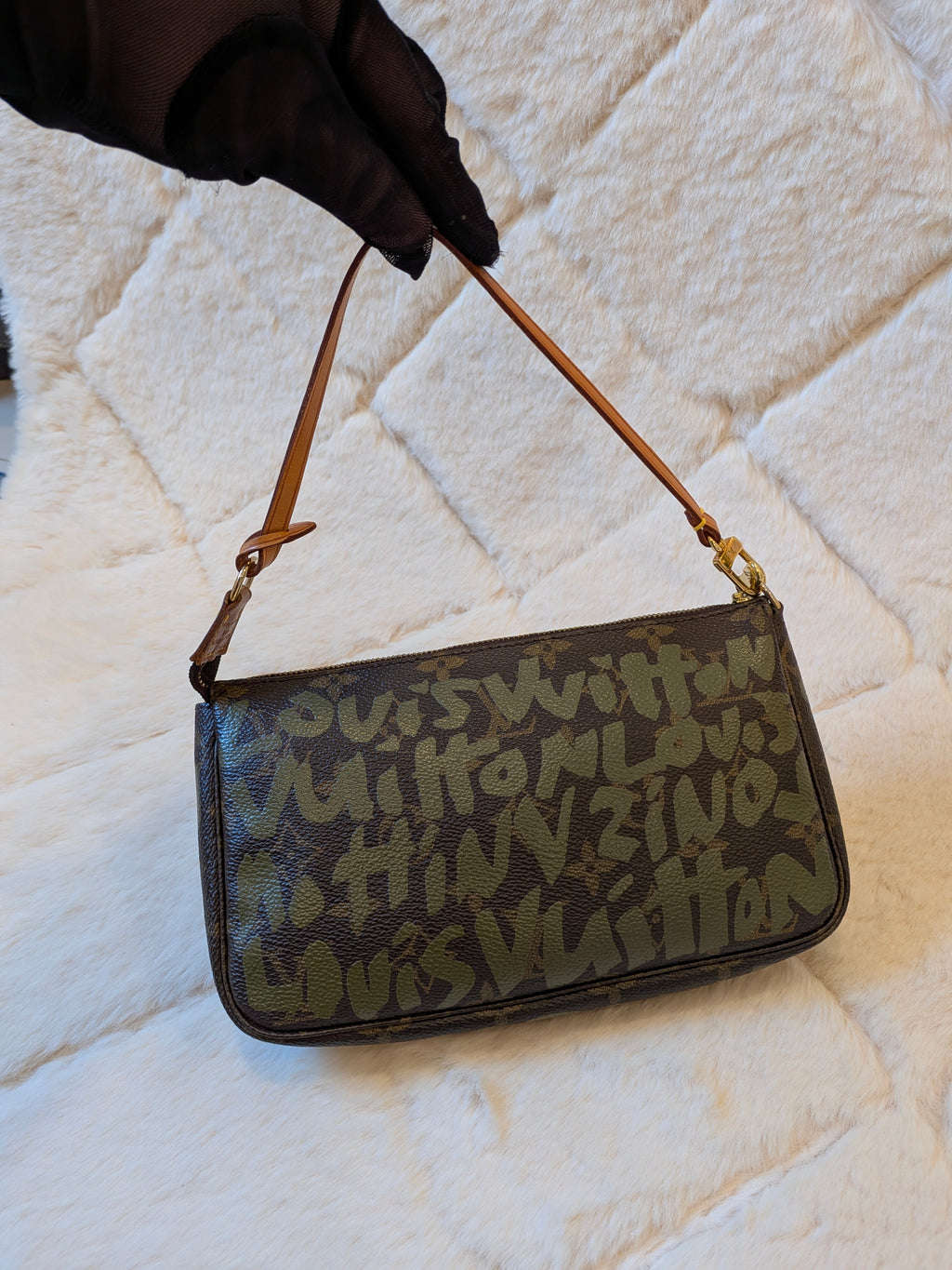 Louis Vuitton x Stephen Sprouse Pochette Accessoiries Graffiti Khaki Monogram