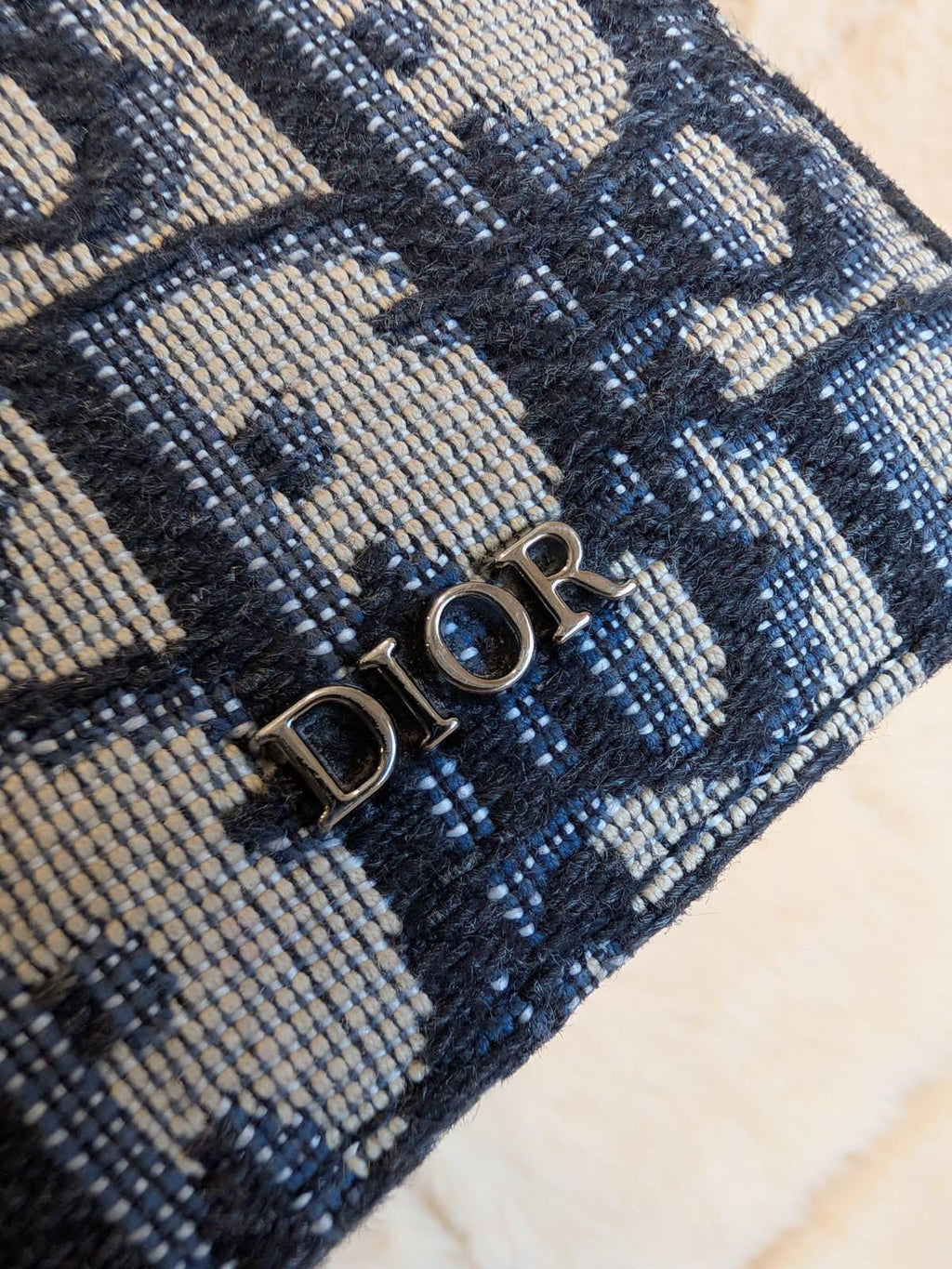 Christian Dior Bifold Card Case Holder Oblique