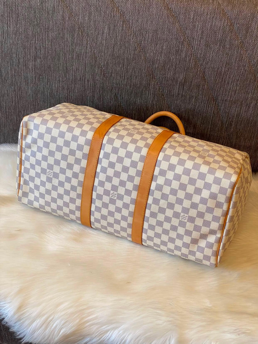 Louis Vuitton Keepall 50 Damier Azur