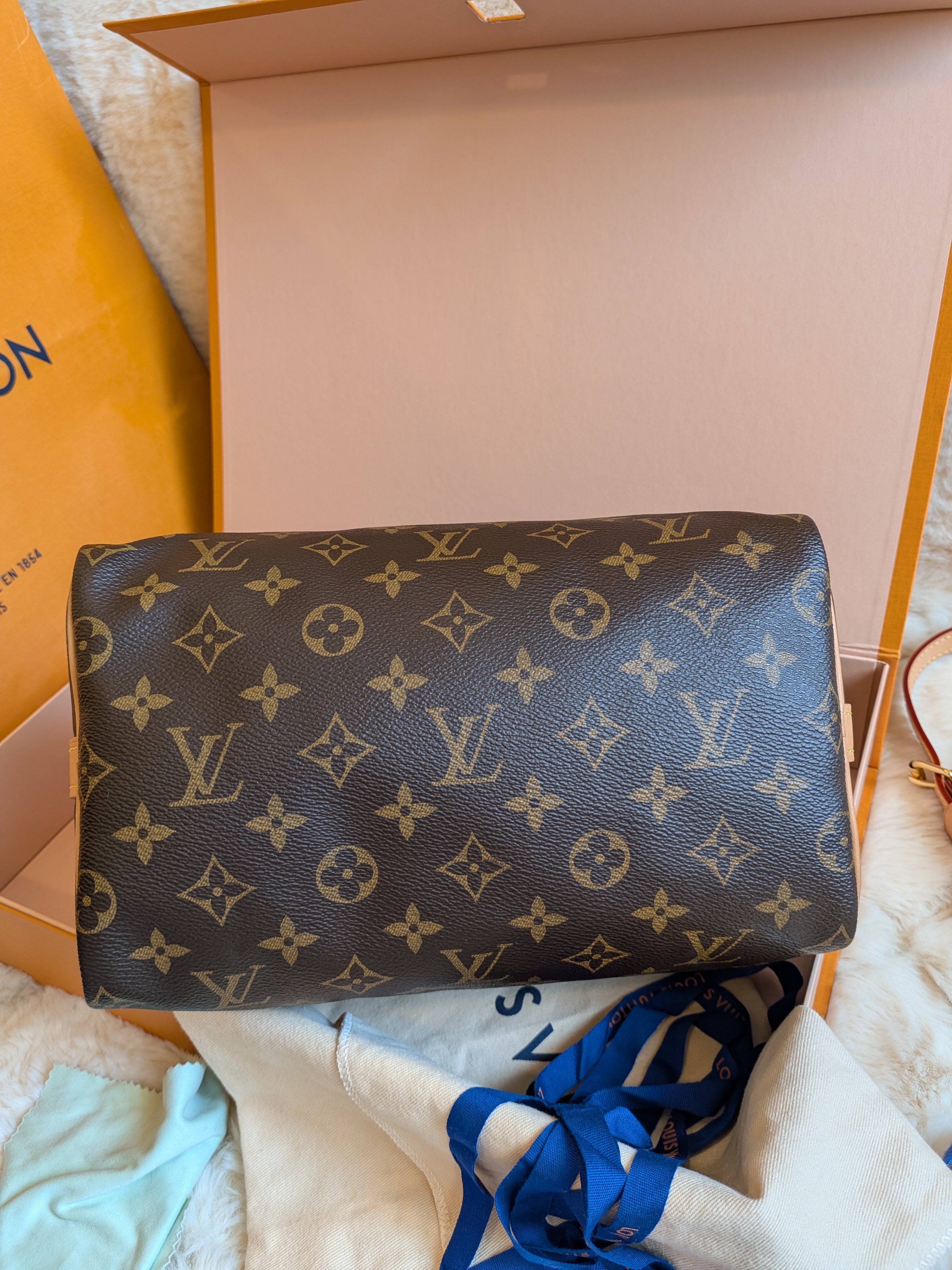 Louis Vuitton Speedy 25 Bandouliere Monogram Canvas