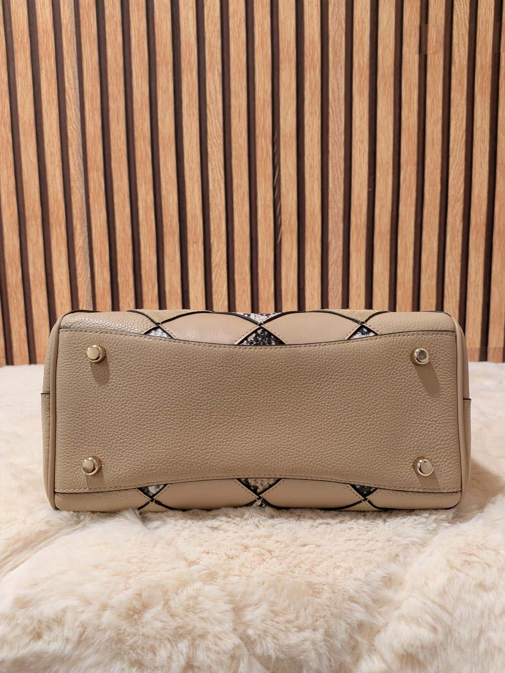 Michael Kors Swagger Patchwork Beige