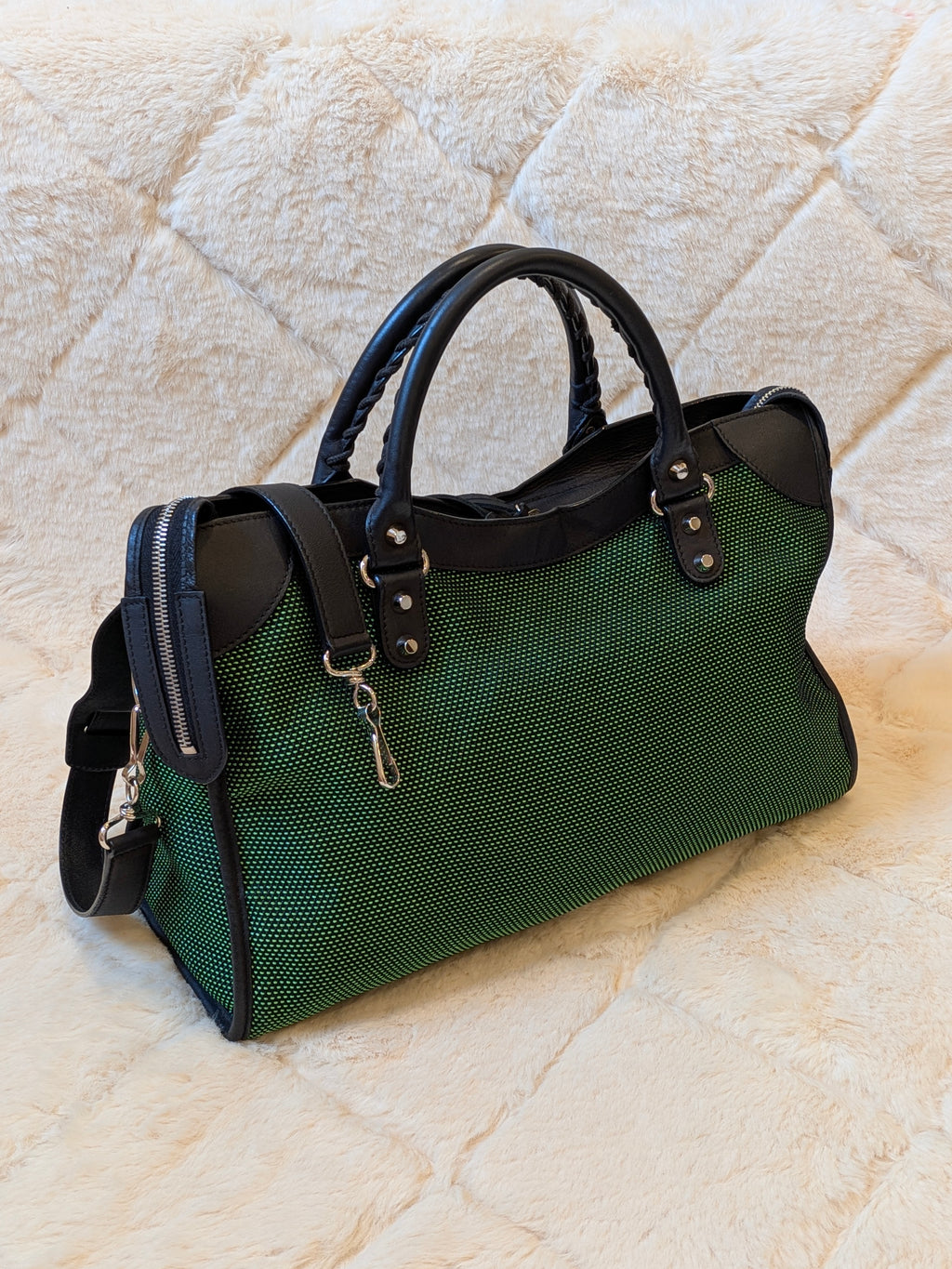 Balenciaga City Mesh Medium Tricolor