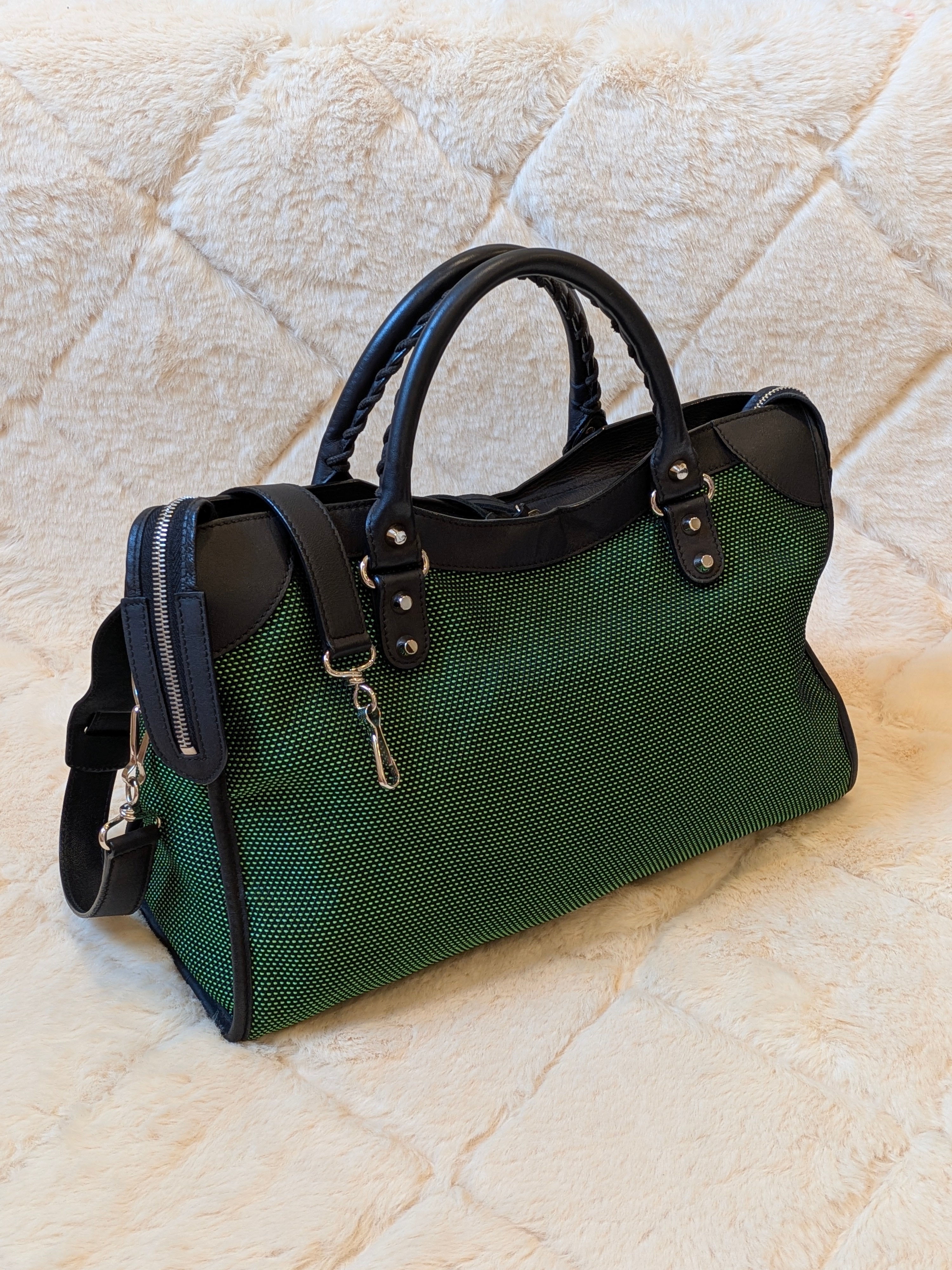 Balenciaga City Mesh Medium Tricolor