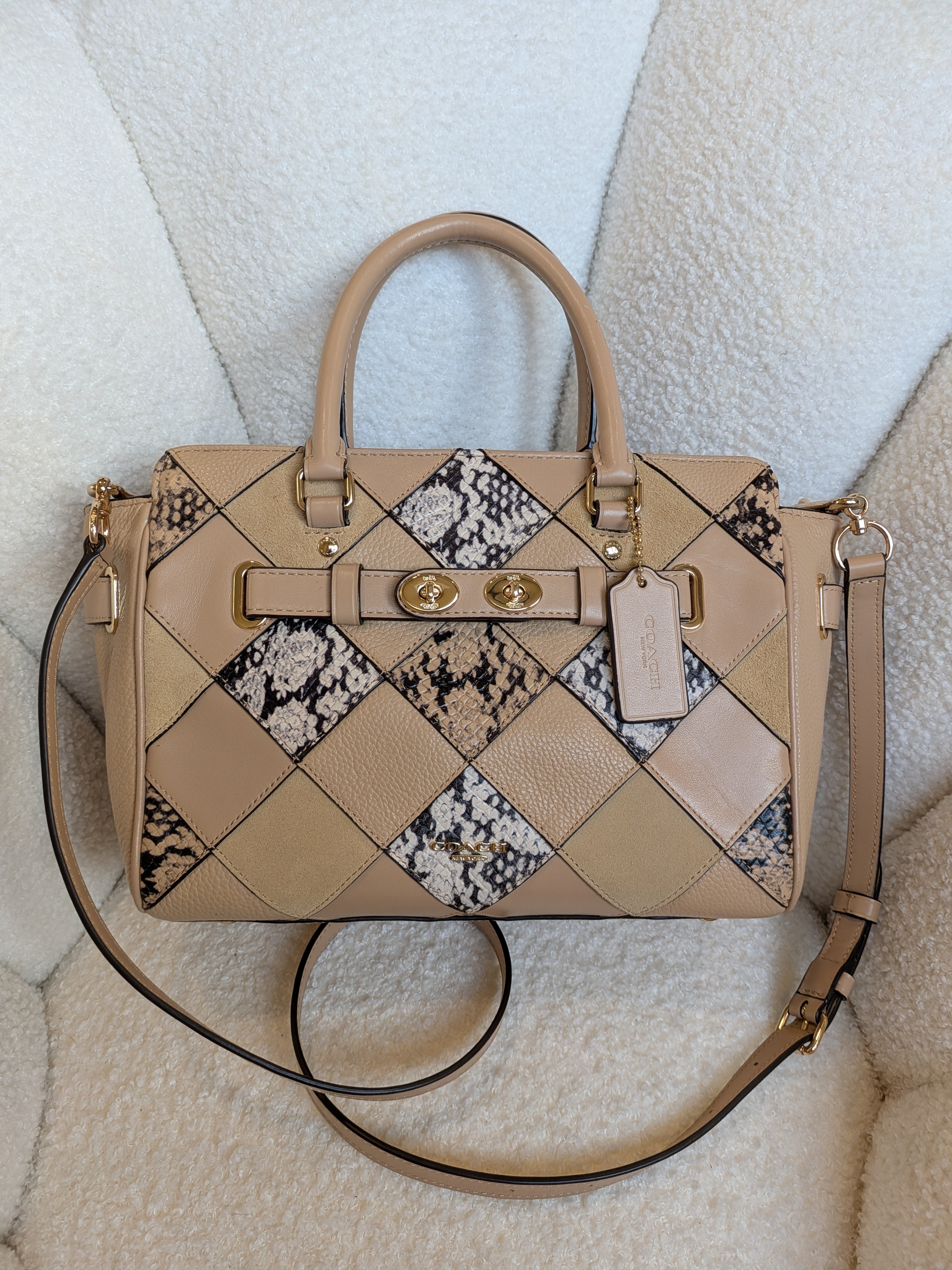 Michael Kors Swagger Patchwork Beige