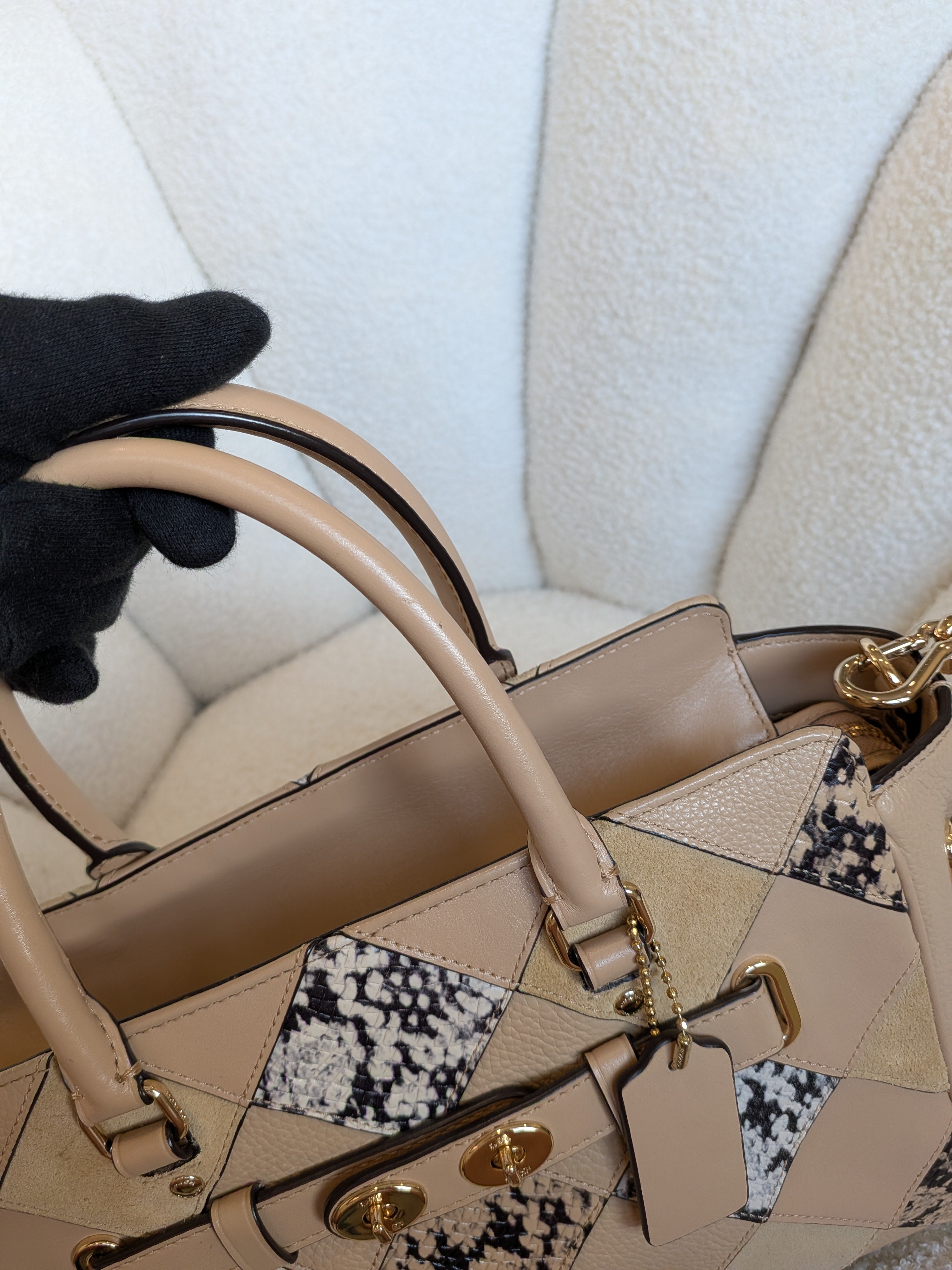 Michael Kors Swagger Patchwork Beige