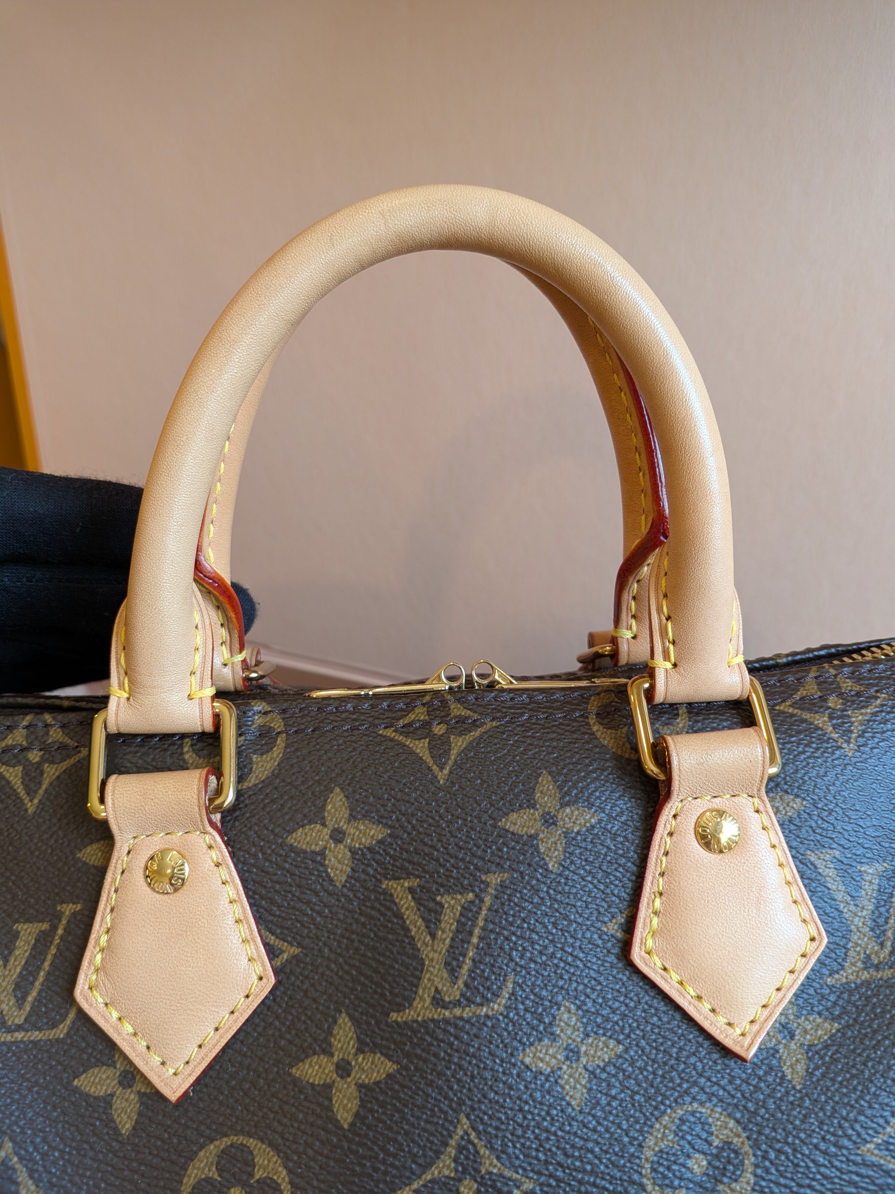 Louis Vuitton Speedy 25 Bandouliere Monogram Canvas