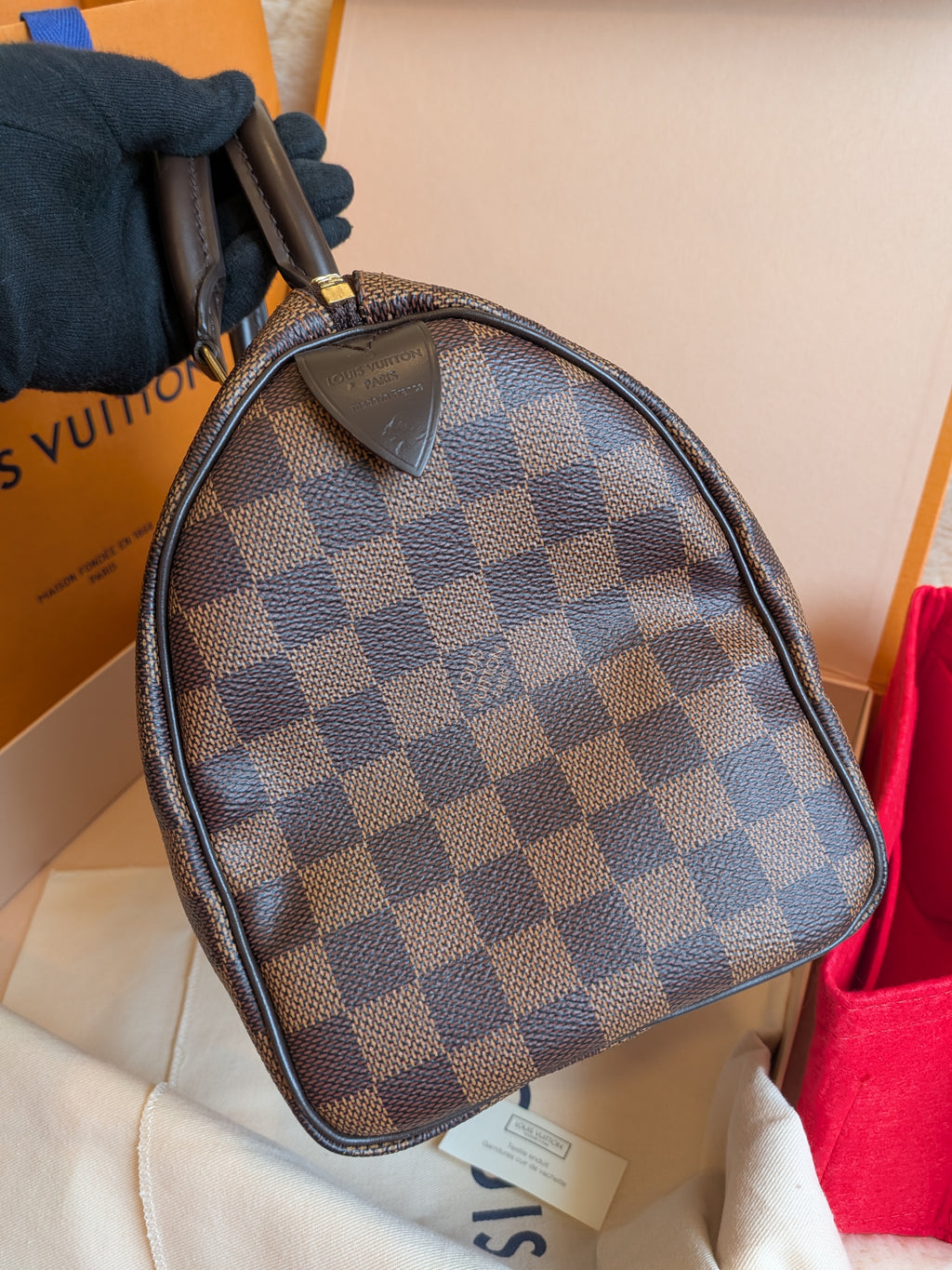 Louis Vuitton Speedy 25 Damier Ebene