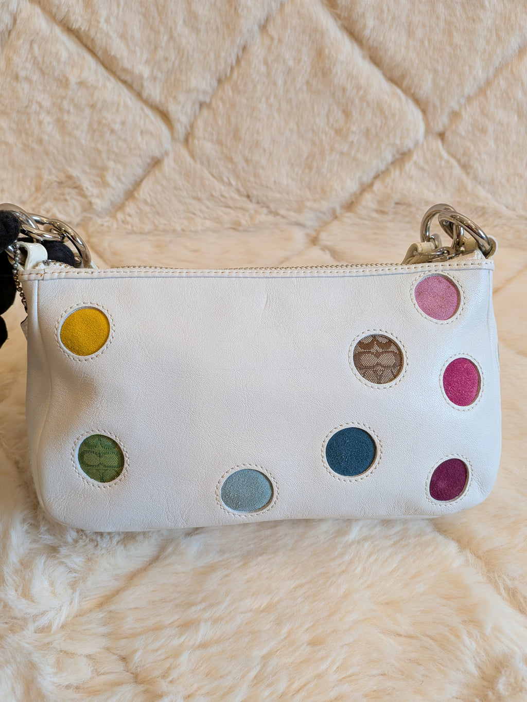 Coach Demi Polka Dots Patchwork "Special Edition"Rare Find"