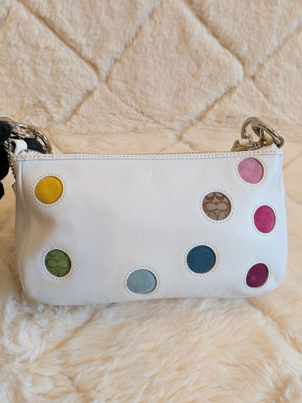 Coach Demi Polka Dots Patchwork "Special Edition"Rare Find"