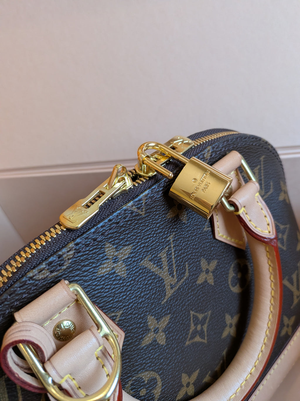 Louis Vuitton Bb Alma Monogram Canvas