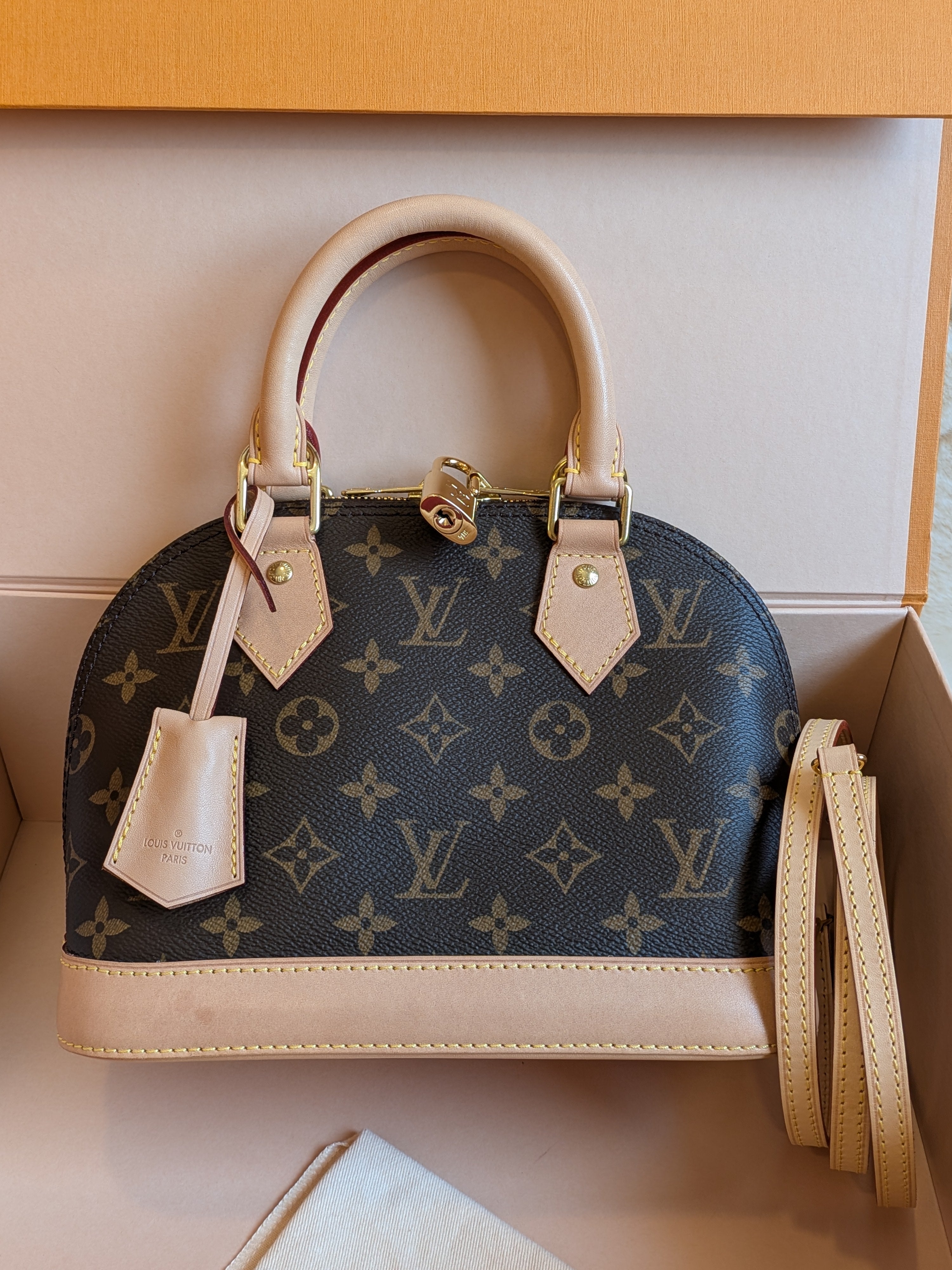 Louis Vuitton Bb Alma Monogram Canvas