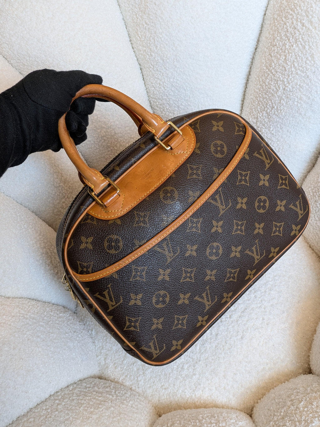Louis Vuitton Trouville Monogram Canvas Handbag