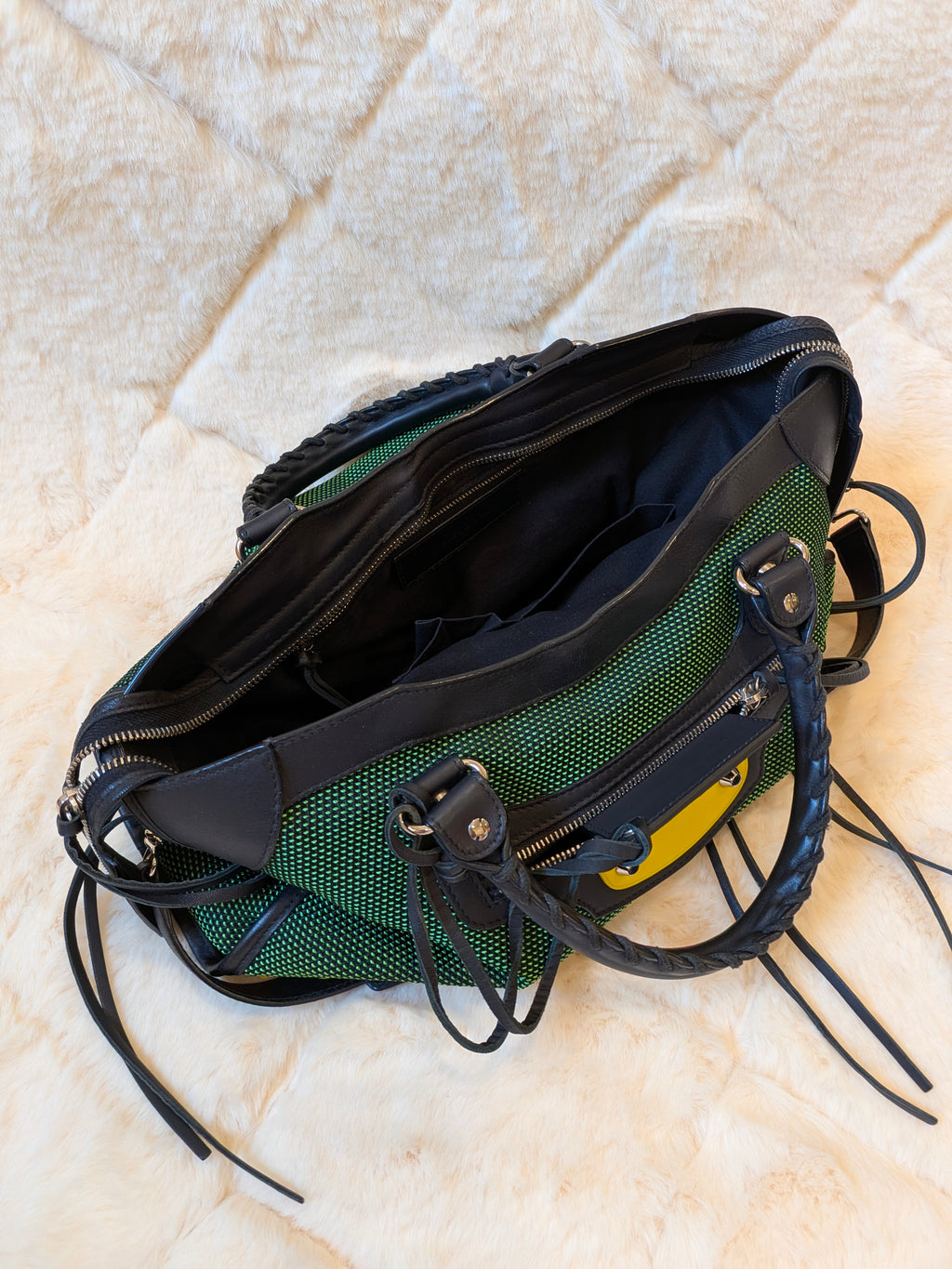 Balenciaga City Mesh Medium Tricolor