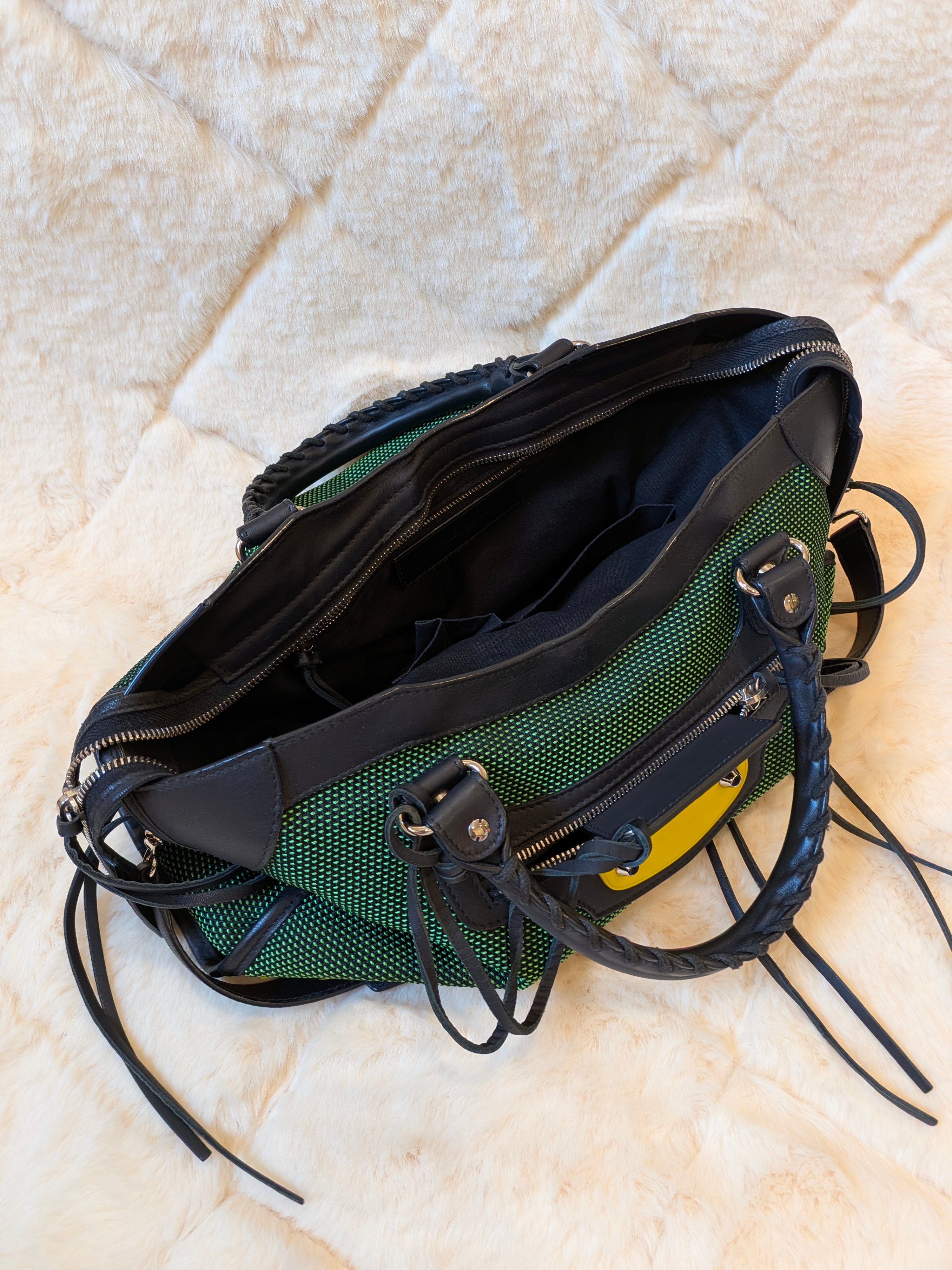 Balenciaga City Mesh Medium Tricolor