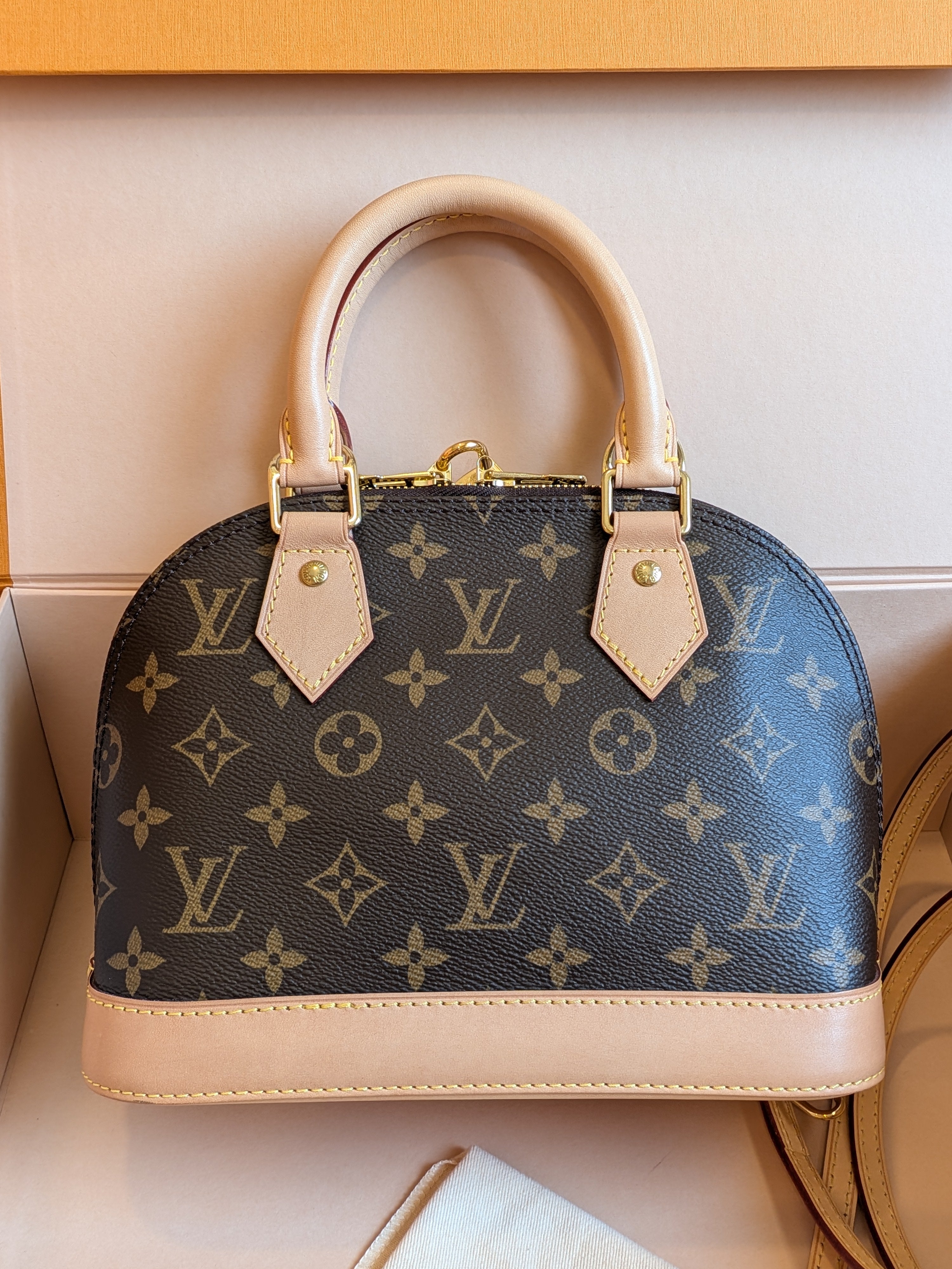 Louis Vuitton Bb Alma Monogram Canvas