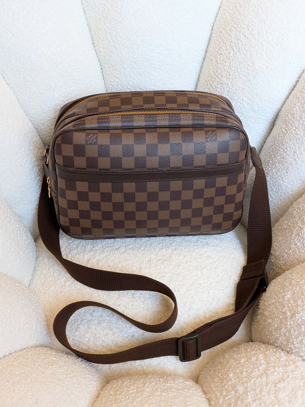 Louis Vuitton Reporter Damier Ebene "Special Order Item"