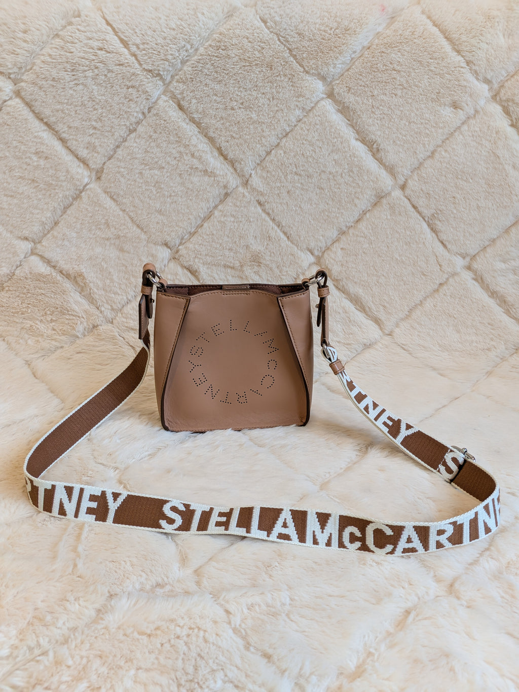 Stella McCartney Eco Soft Camel Sling Bag Small