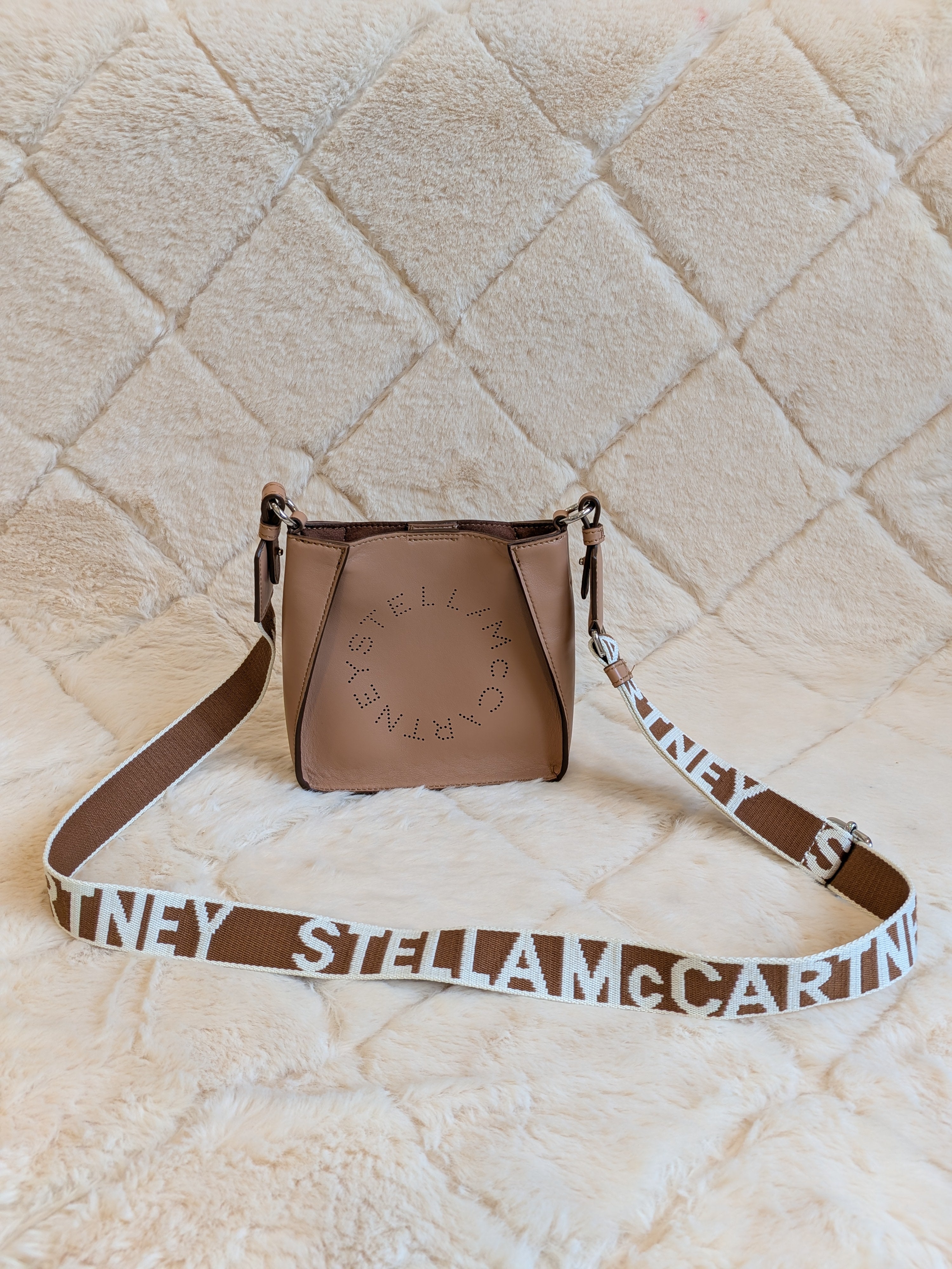 Stella McCartney Eco Soft Camel Sling Bag Small