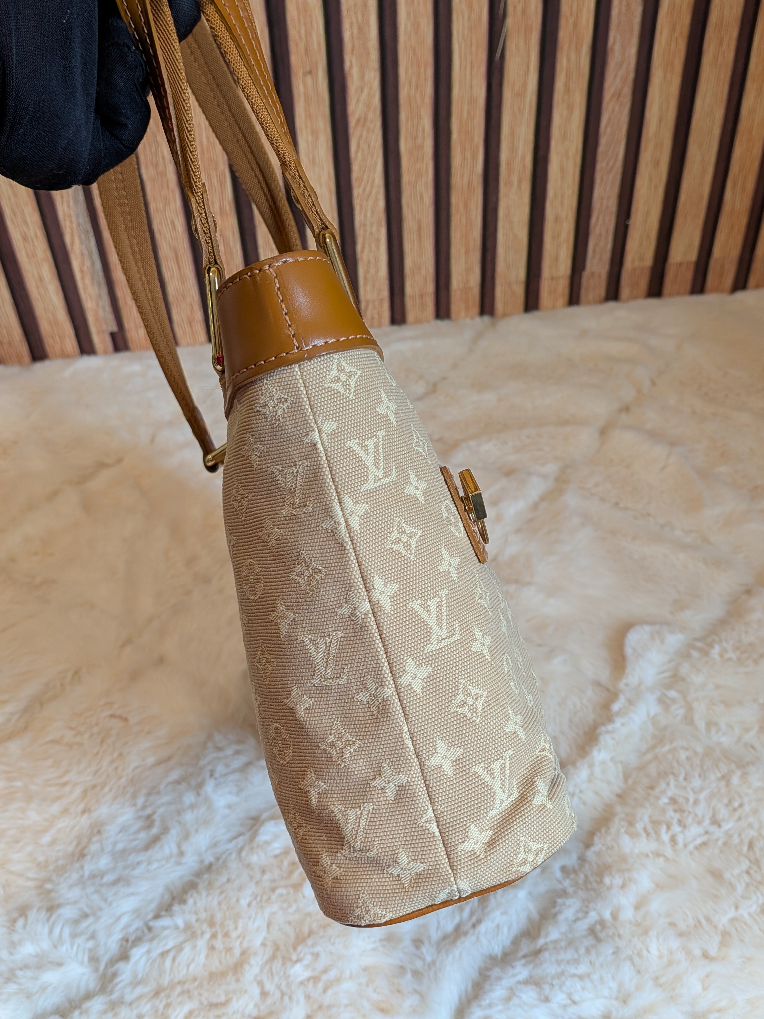 Louis Vuitton Minilin Lucille PM Monogram Beige