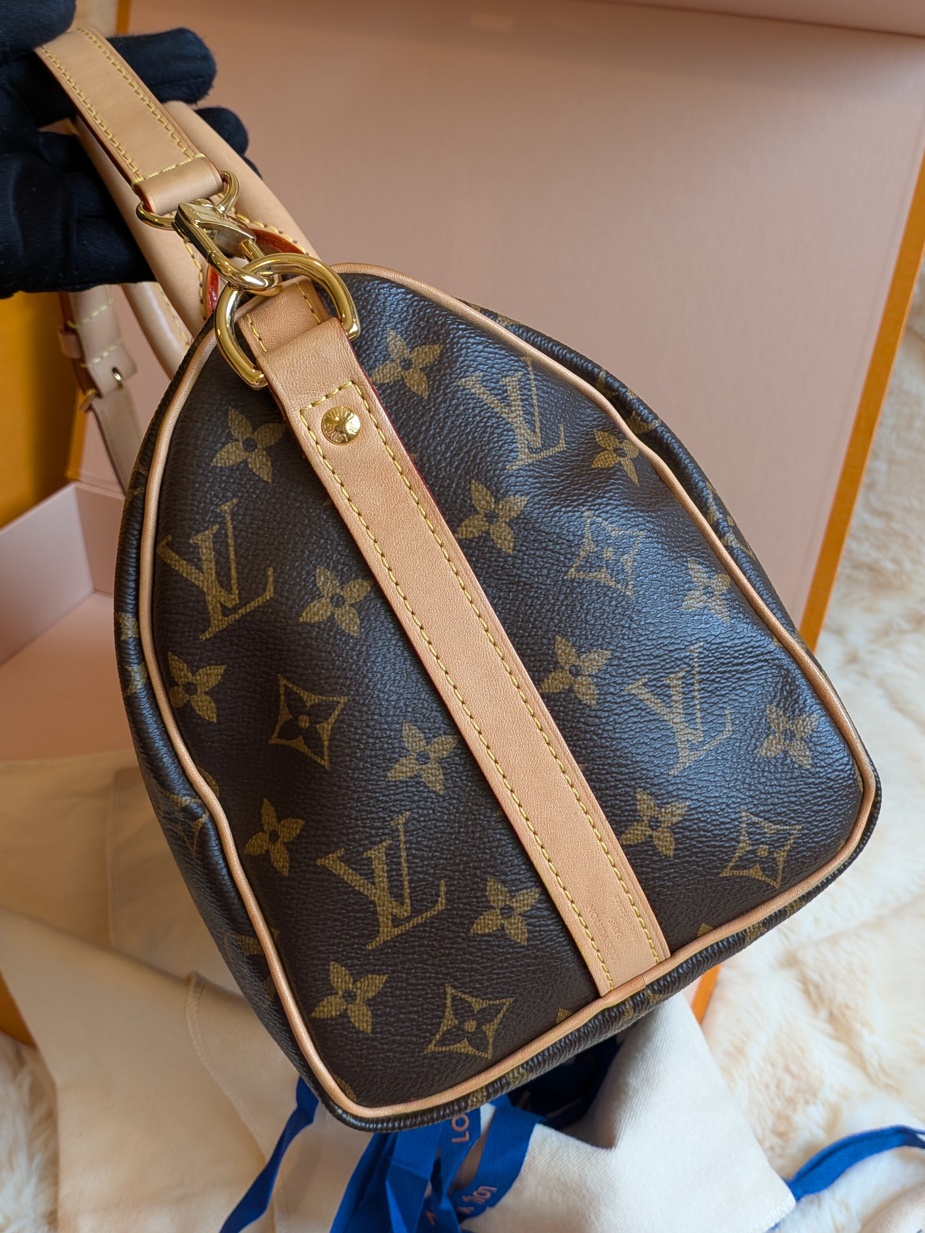 Louis Vuitton Speedy 25 Bandouliere Monogram Canvas
