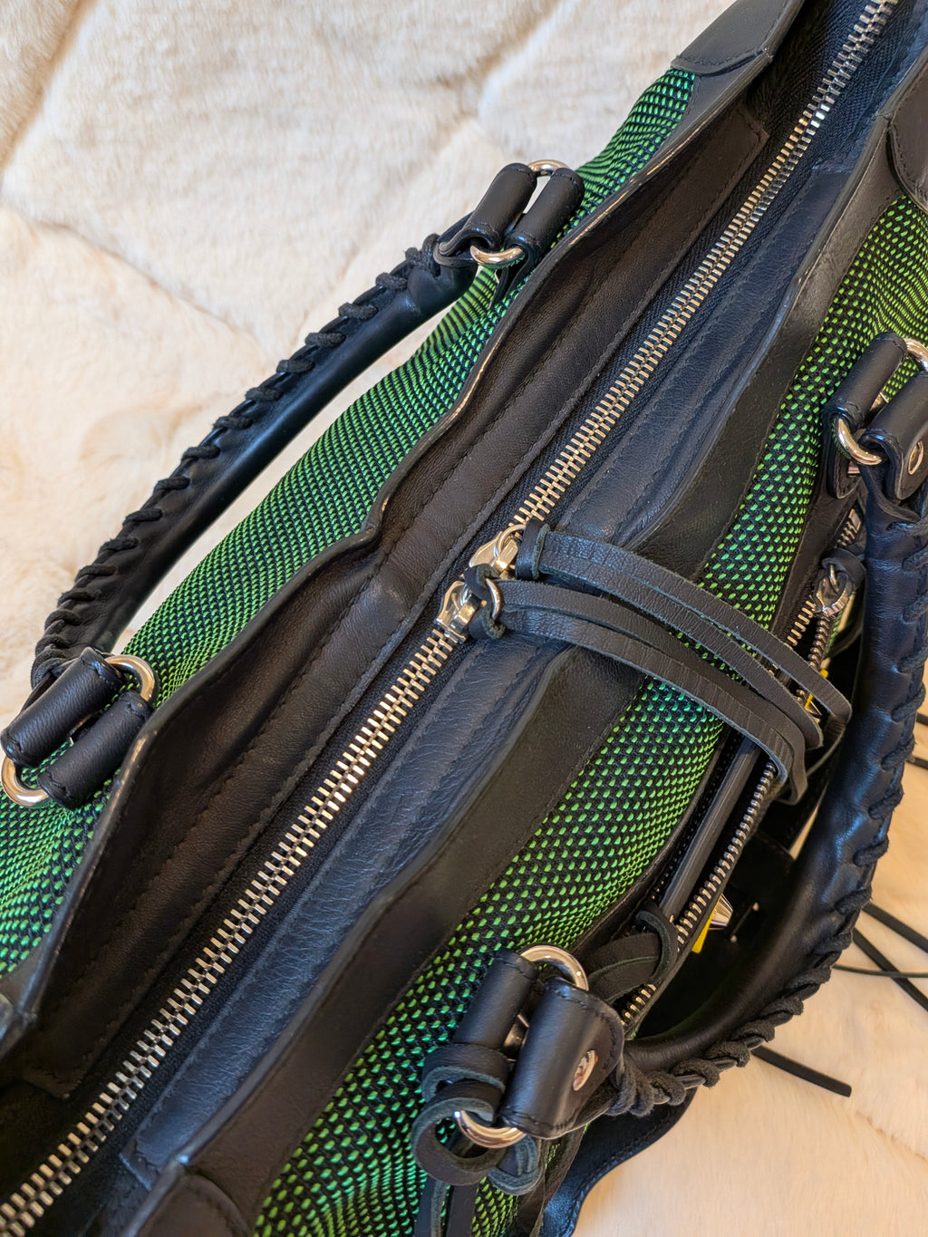 Balenciaga City Mesh Medium Tricolor