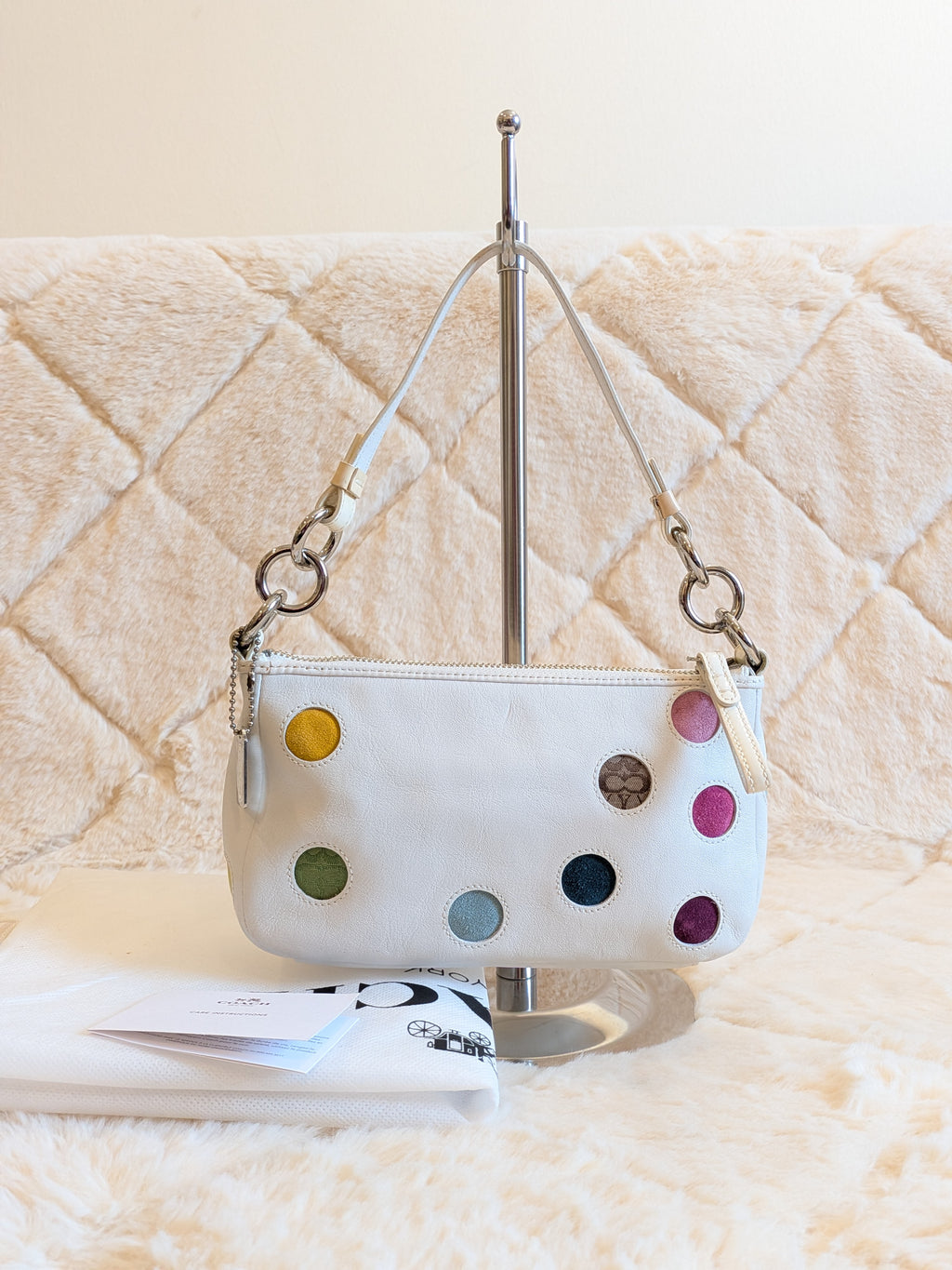 Coach Demi Polka Dots Patchwork "Special Edition"Rare Find"