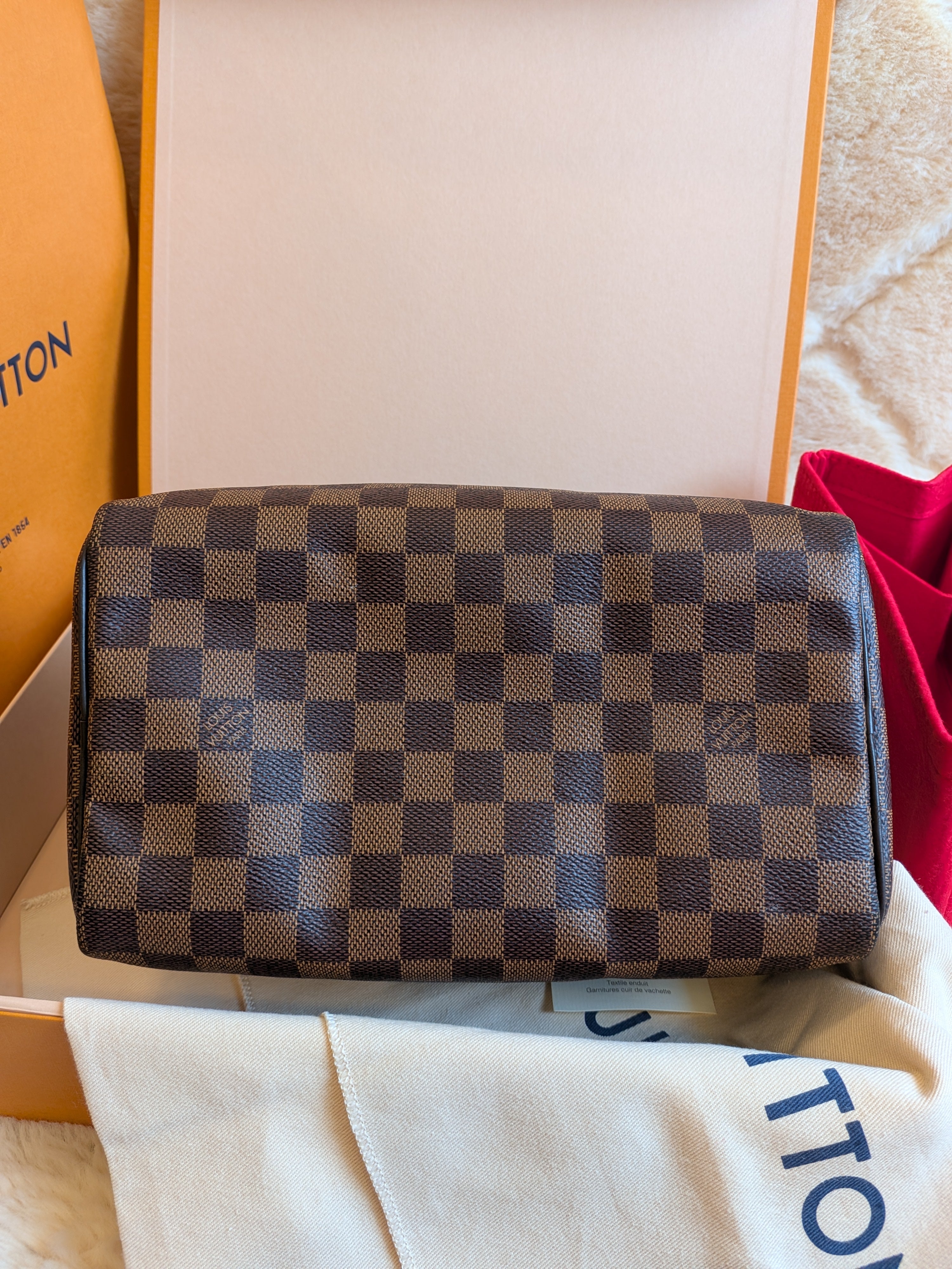 Louis Vuitton Speedy 25 Damier Ebene