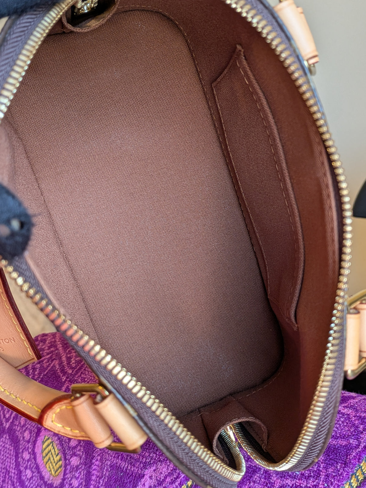 Louis Vuitton Bb Alma Monogram Canvas