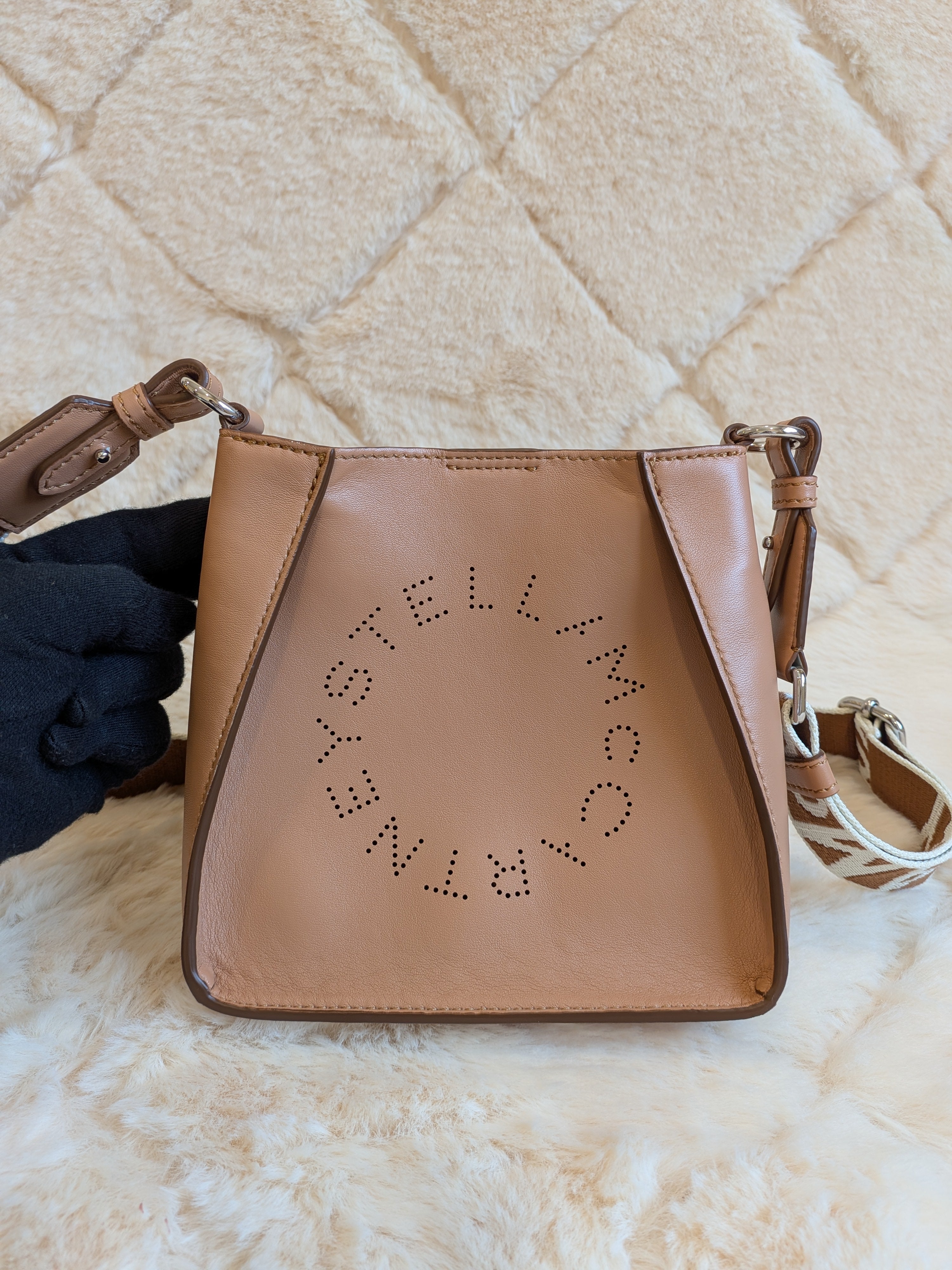 Stella McCartney Eco Soft Camel Sling Bag Small
