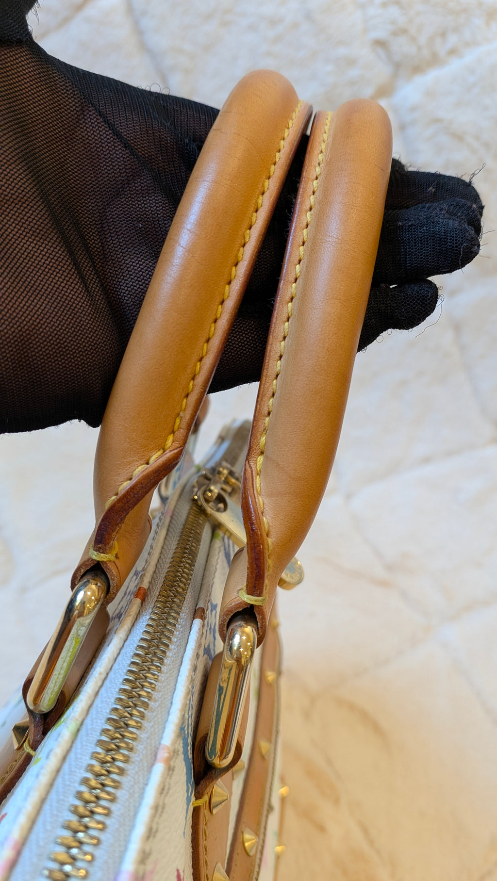 Louis Vuitton Alma PM Multicolor White Monogram