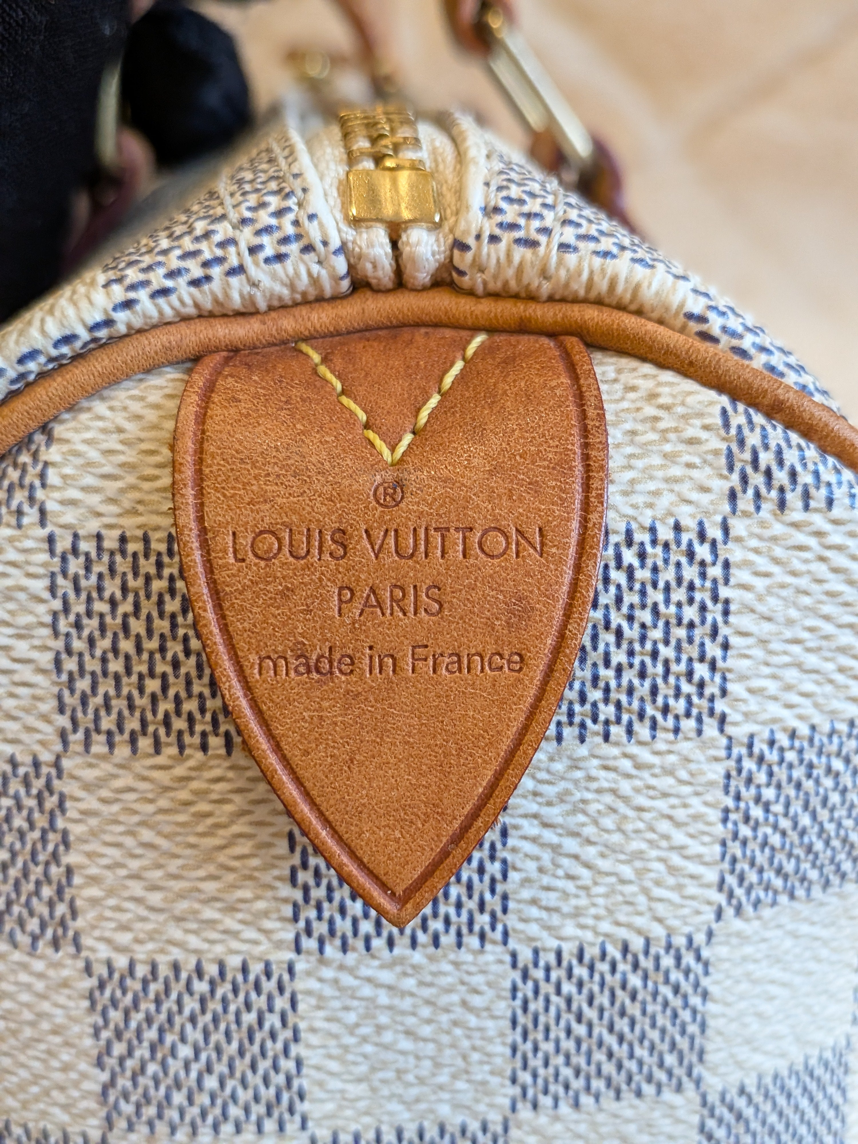 Louis Vuitton Speedy 25 Damier Azur