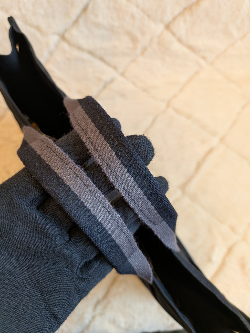 Hermes Fourre-Tote MM Black Canvas