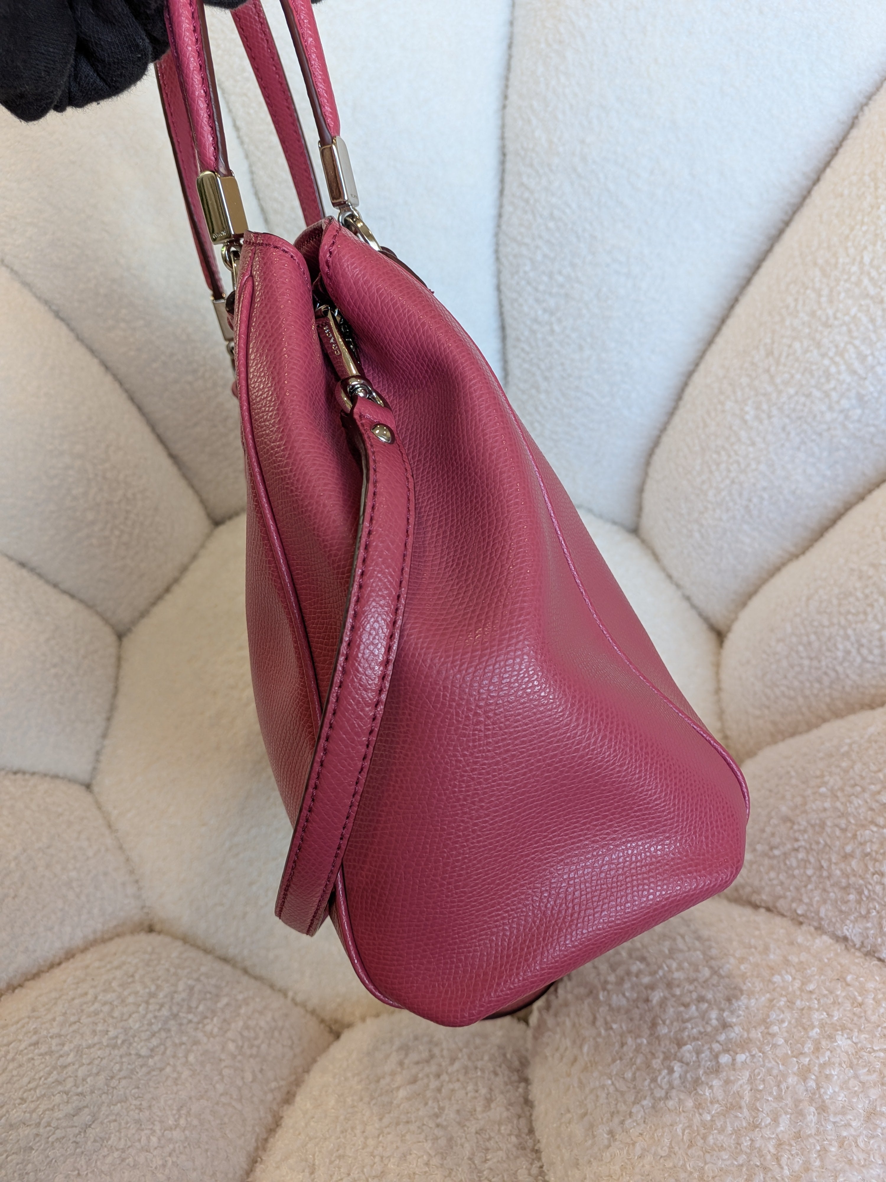 Coach Minetta Pink 2 Way Bag