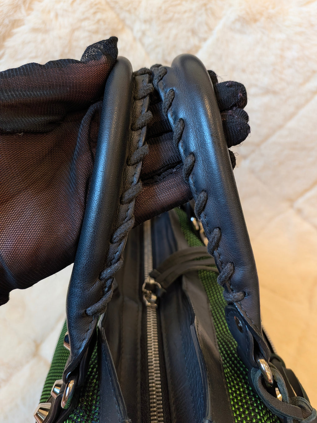 Balenciaga City Mesh Medium Tricolor